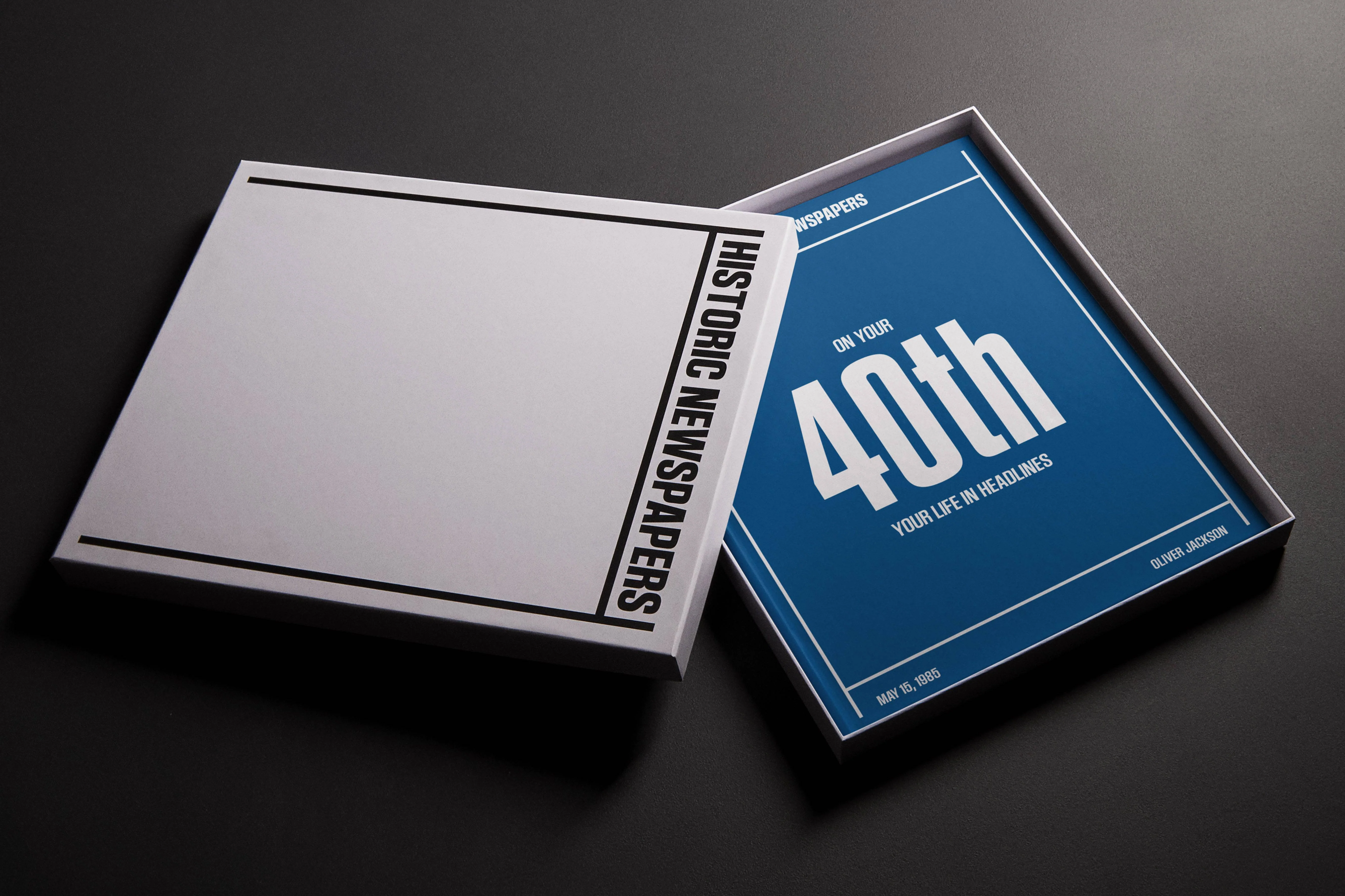 40th Milestone Birthday Newspaper Book - Image 7