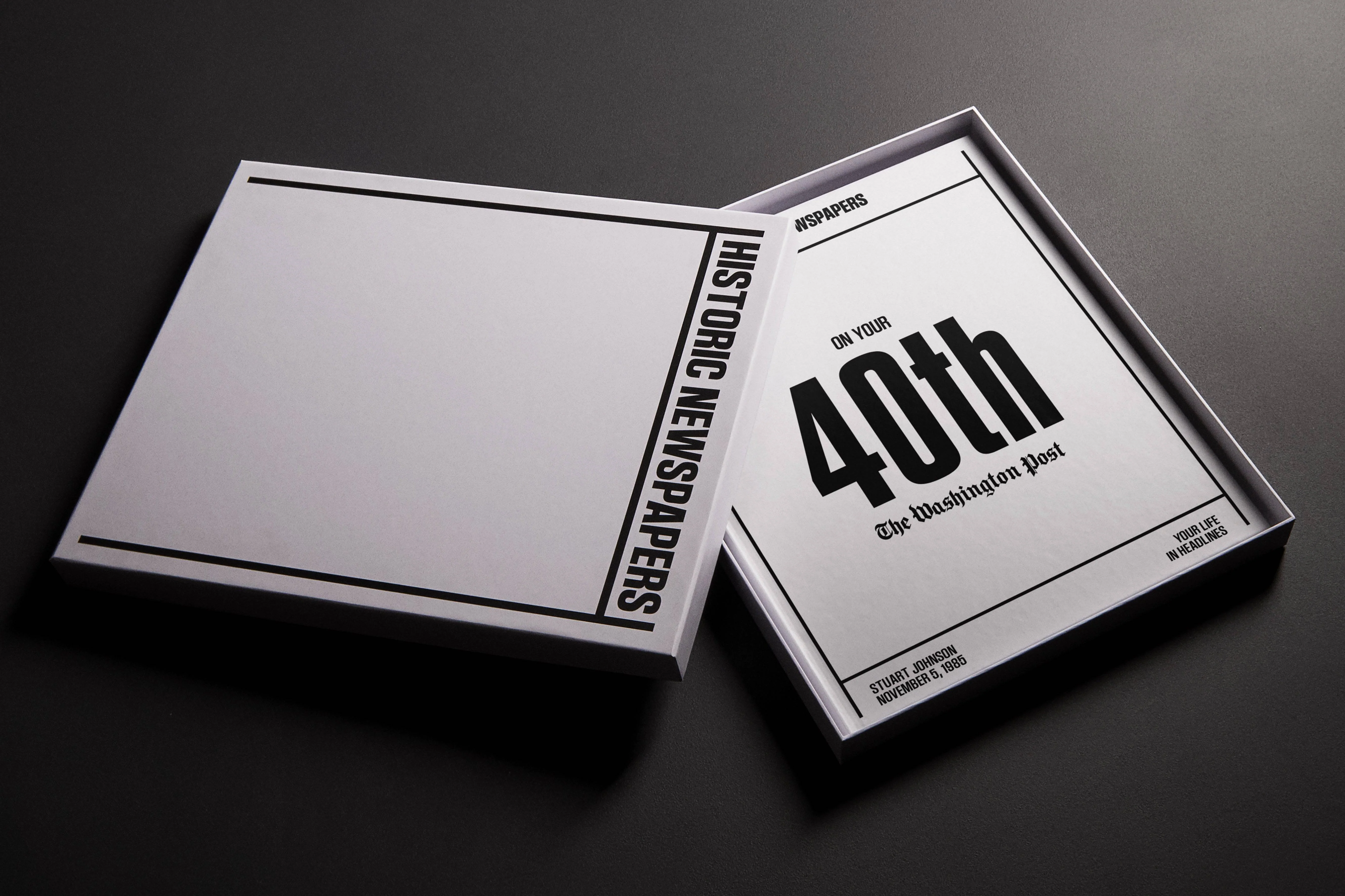 40th Milestone Birthday Newspaper Book Washington Post Edition - Image 5