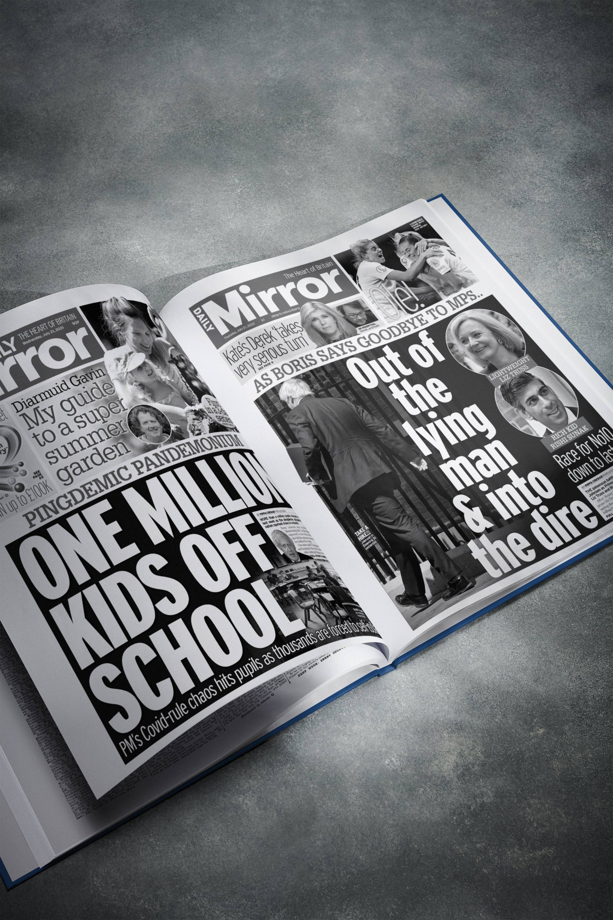 50th Milestone Birthday Newspaper Book - Image 2