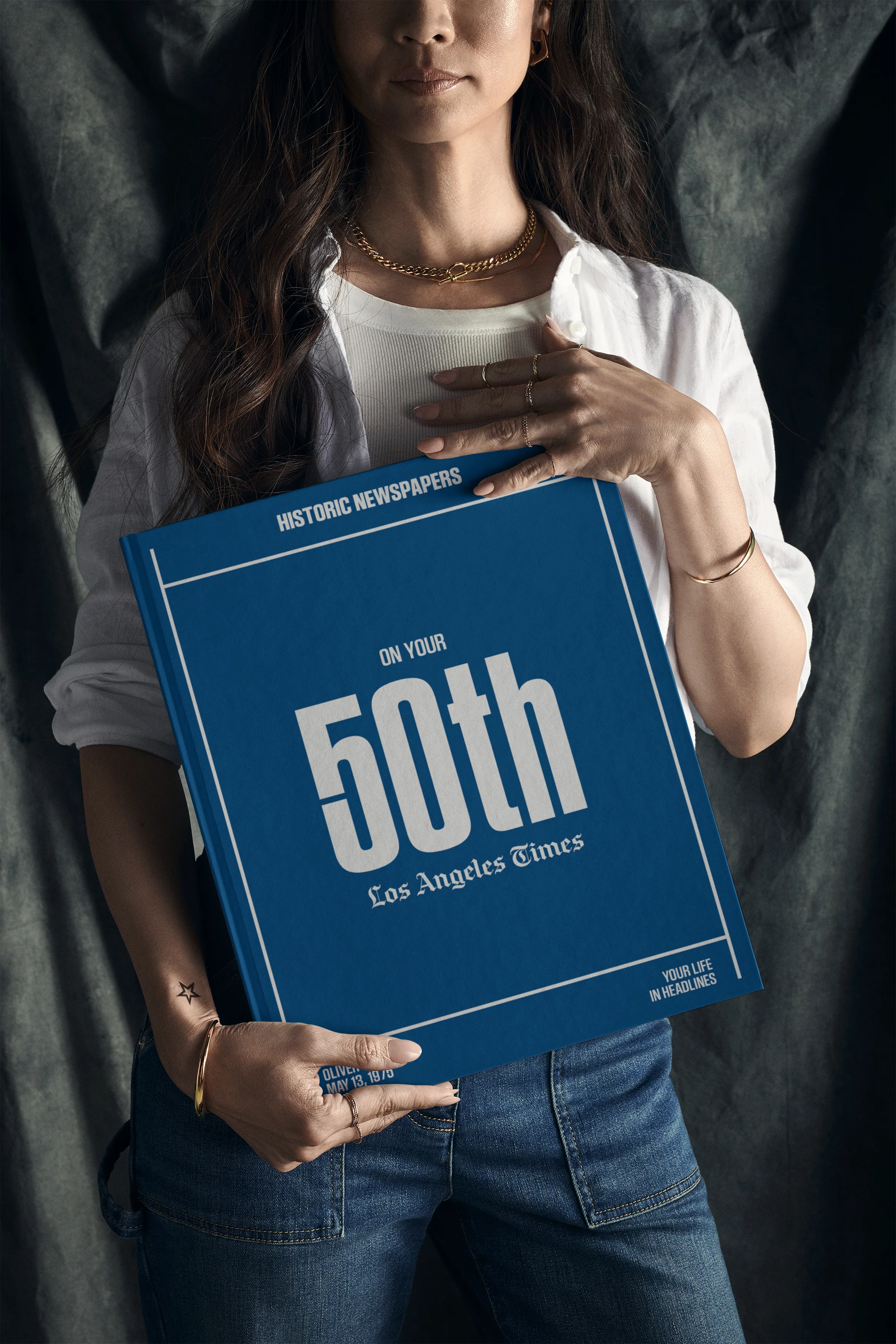 50th Milestone Birthday Newspaper Book Los Angeles Times Edition - Image 4