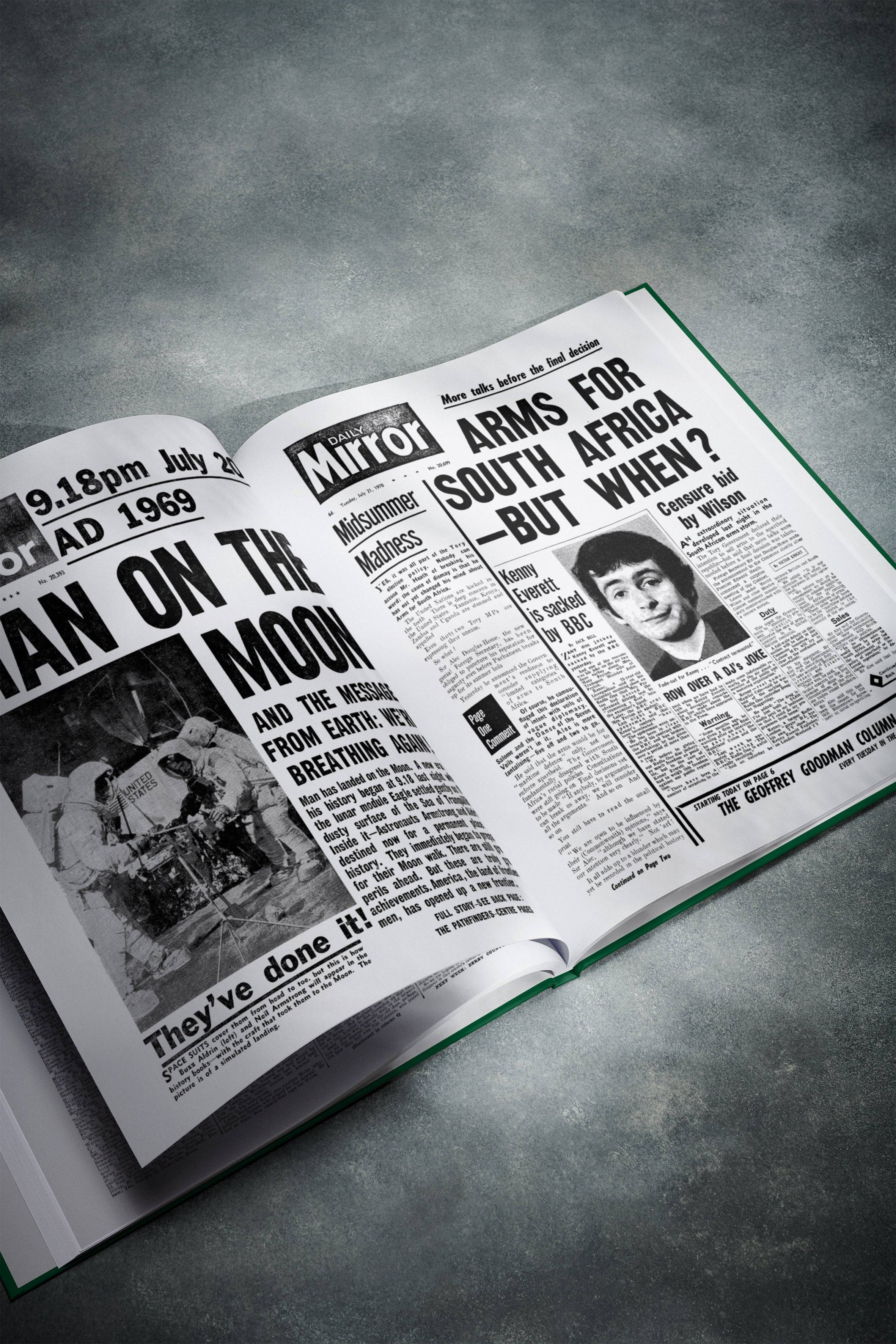 60th Milestone Birthday Newspaper Book - Image 2