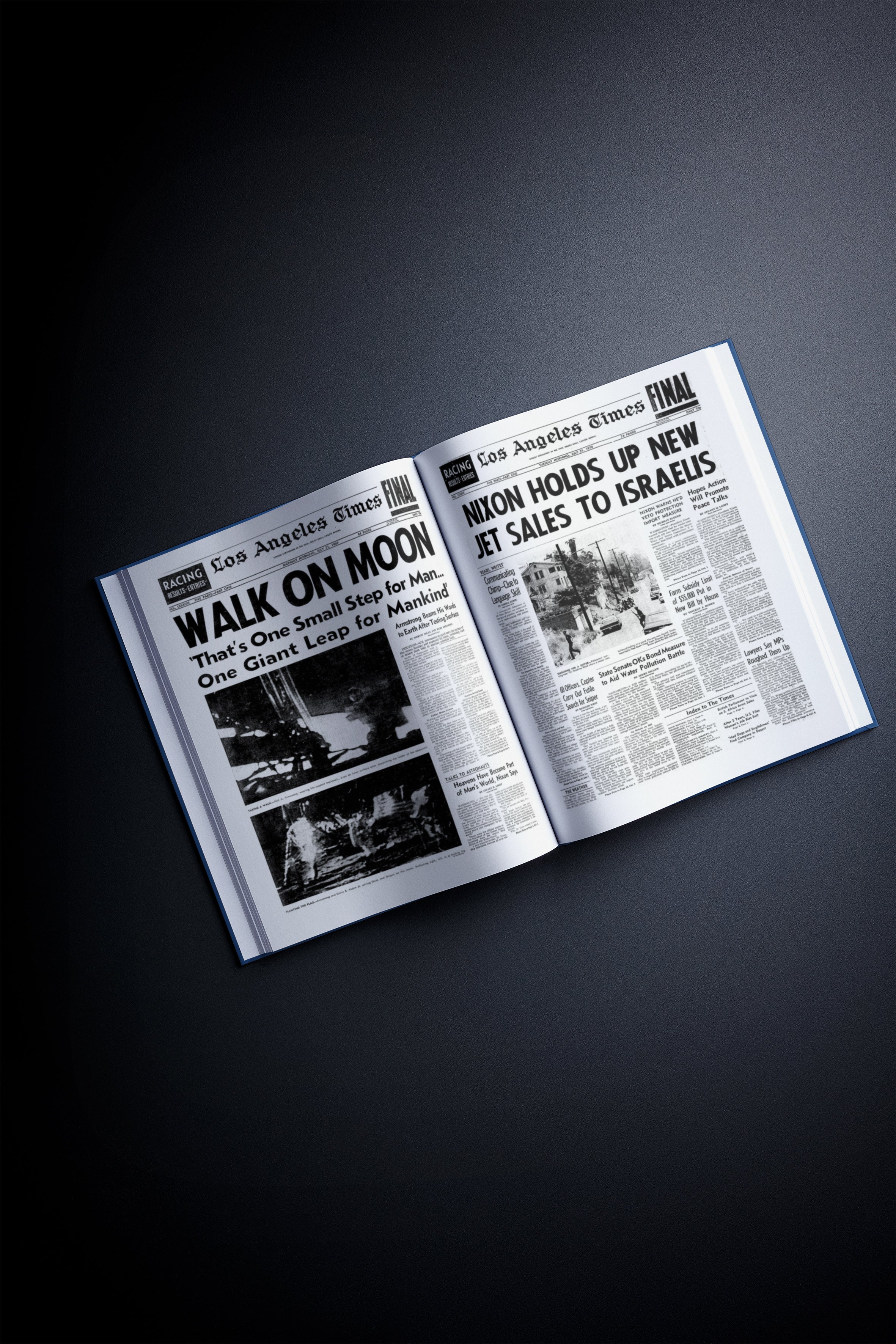 60th Milestone Birthday Newspaper Book Los Angeles Times Edition - Image 2