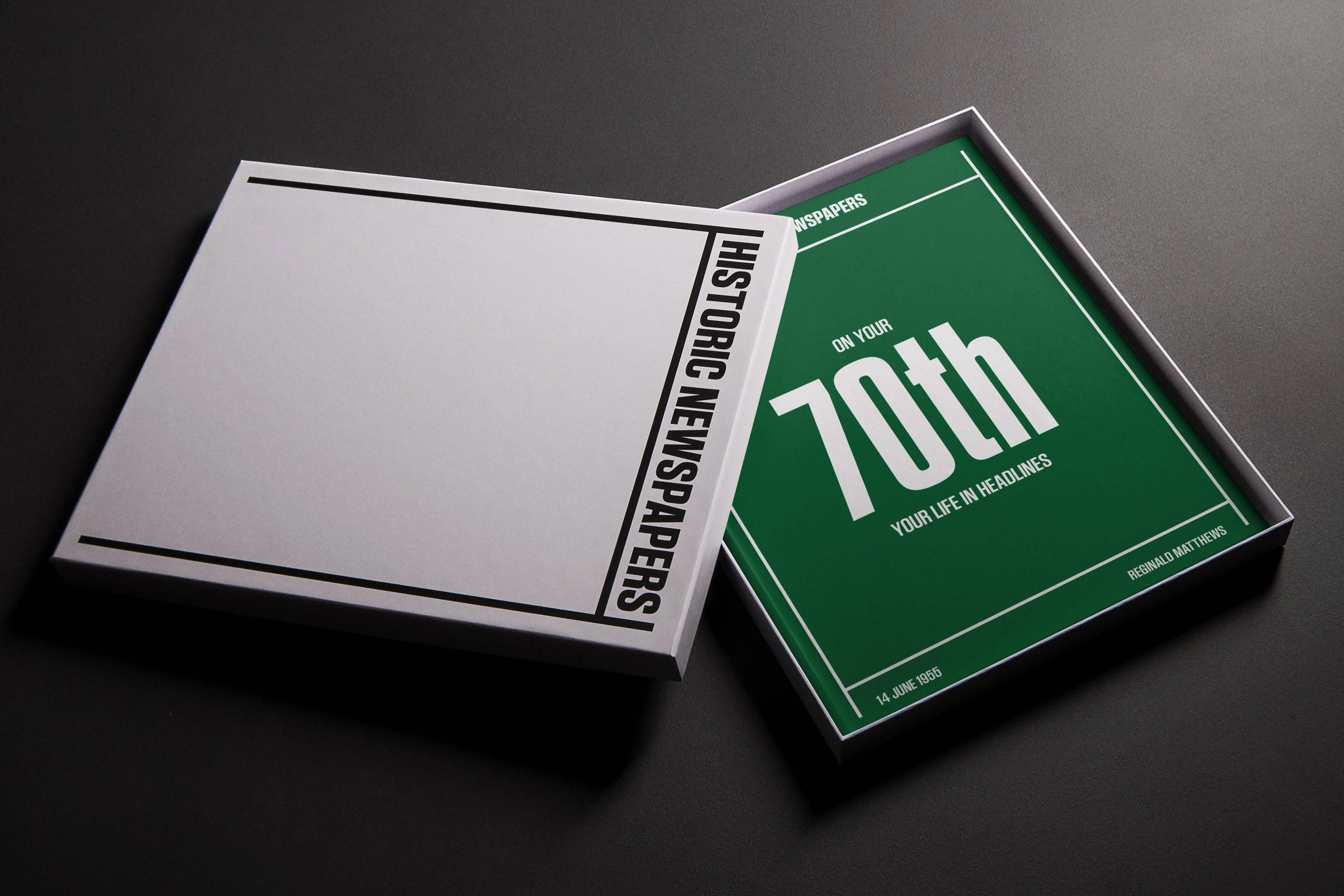 70th Milestone Birthday Newspaper Book - Image 6