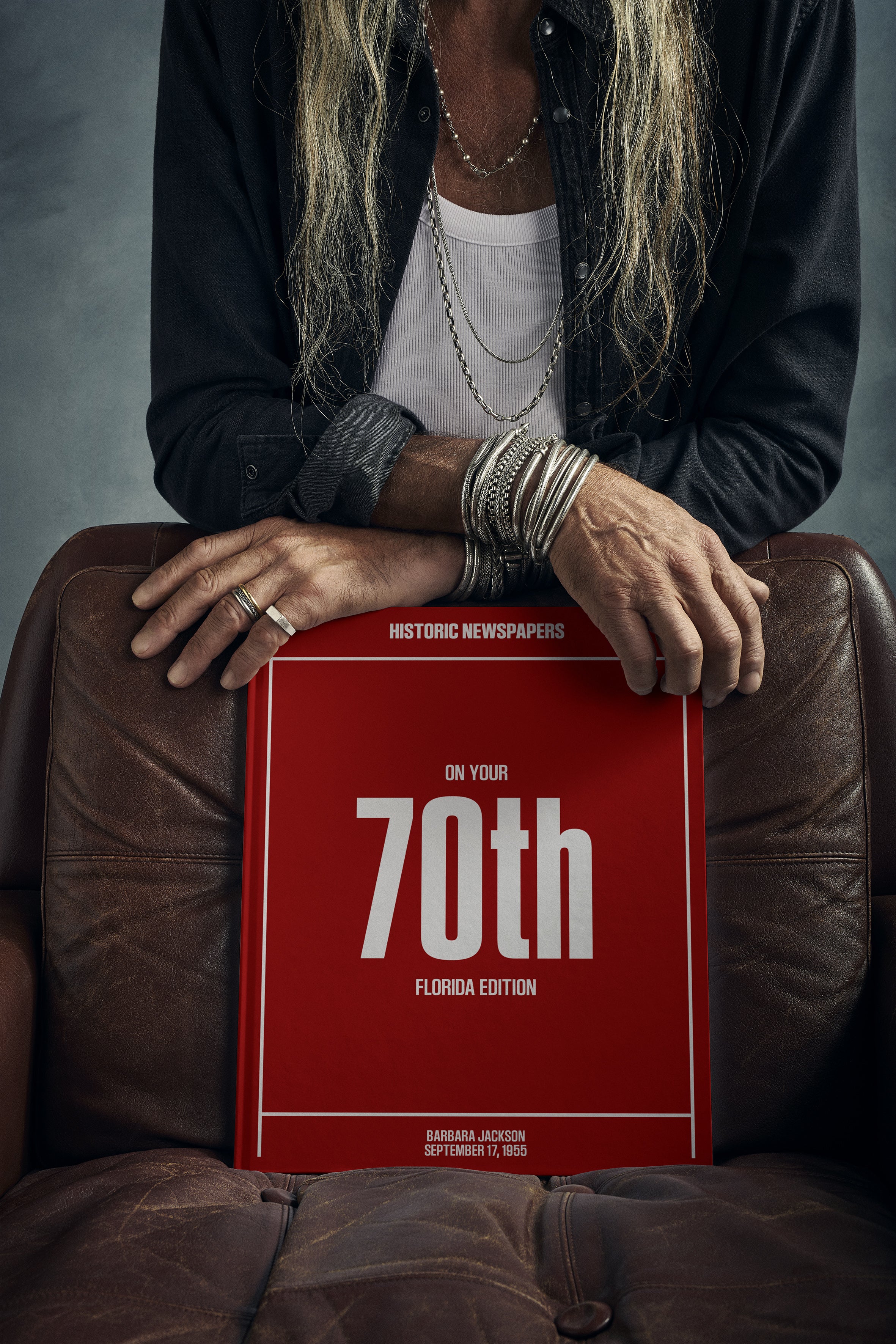 70th Milestone Birthday Newspaper Book Florida Edition - Image 5