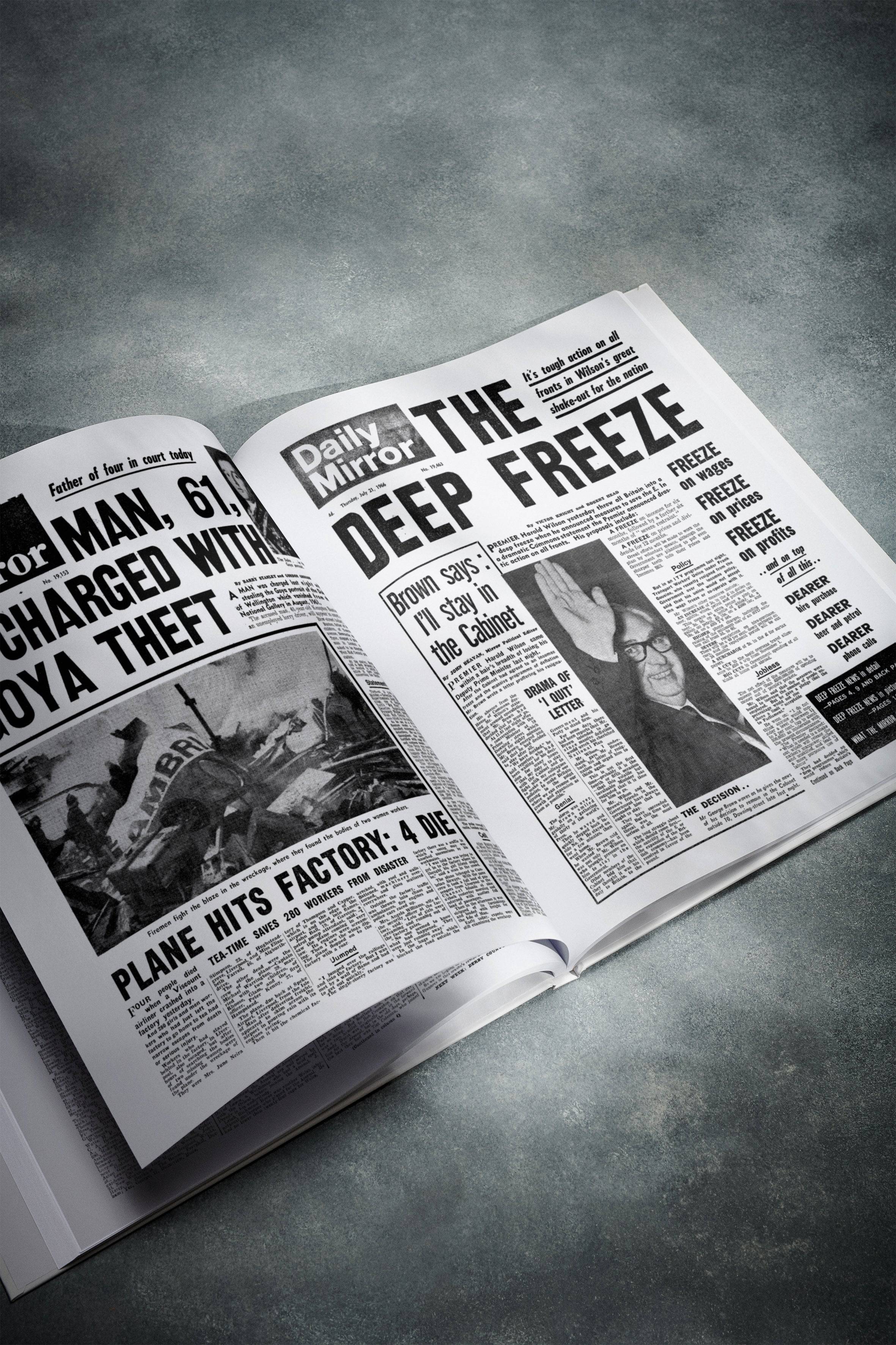80th Milestone Birthday Newspaper Book - Image 2