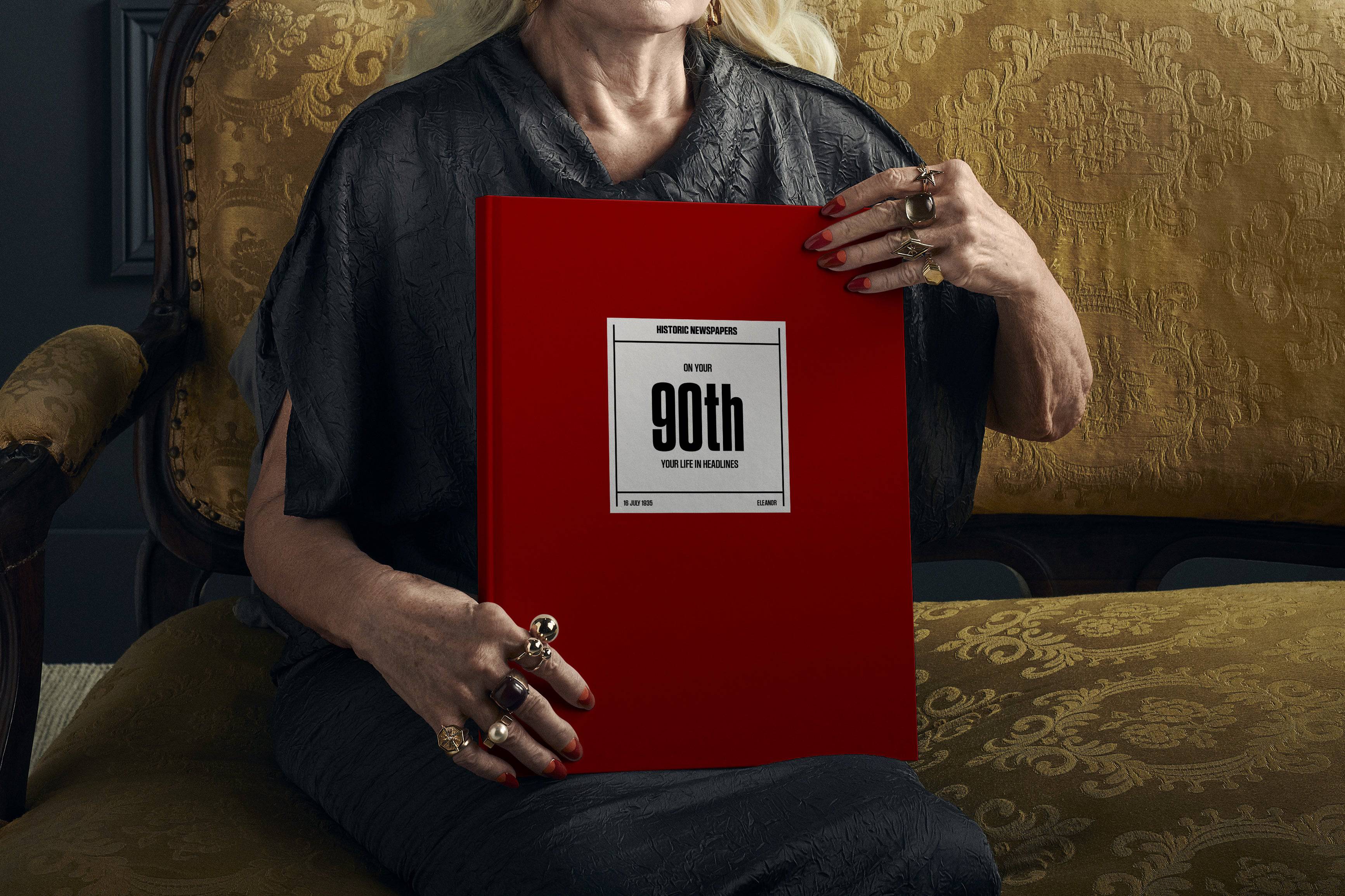 90th Milestone Birthday Newspaper Book - Image 4