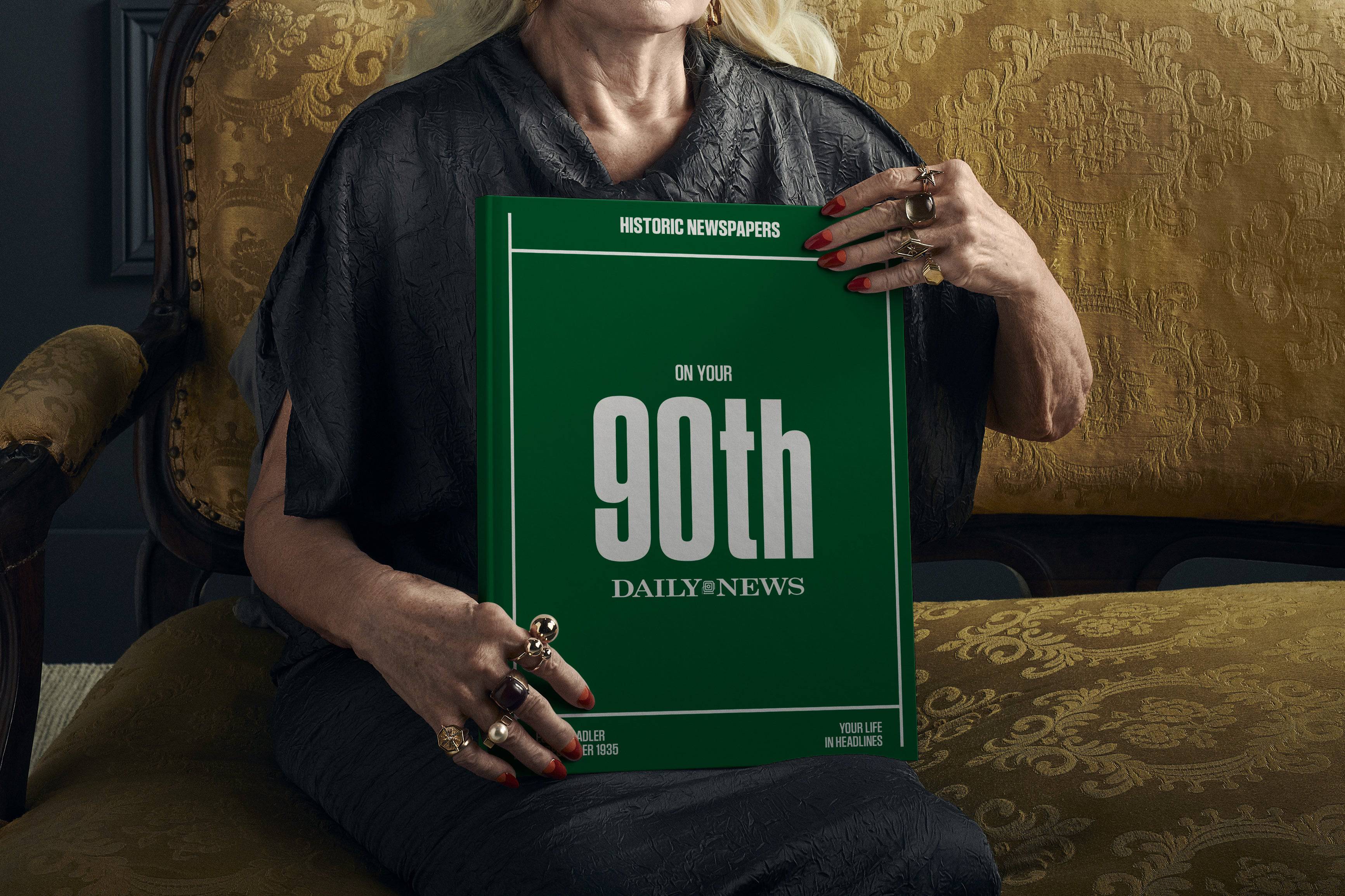 90th Milestone Birthday Newspaper Book New York Daily News Edition - Image 3