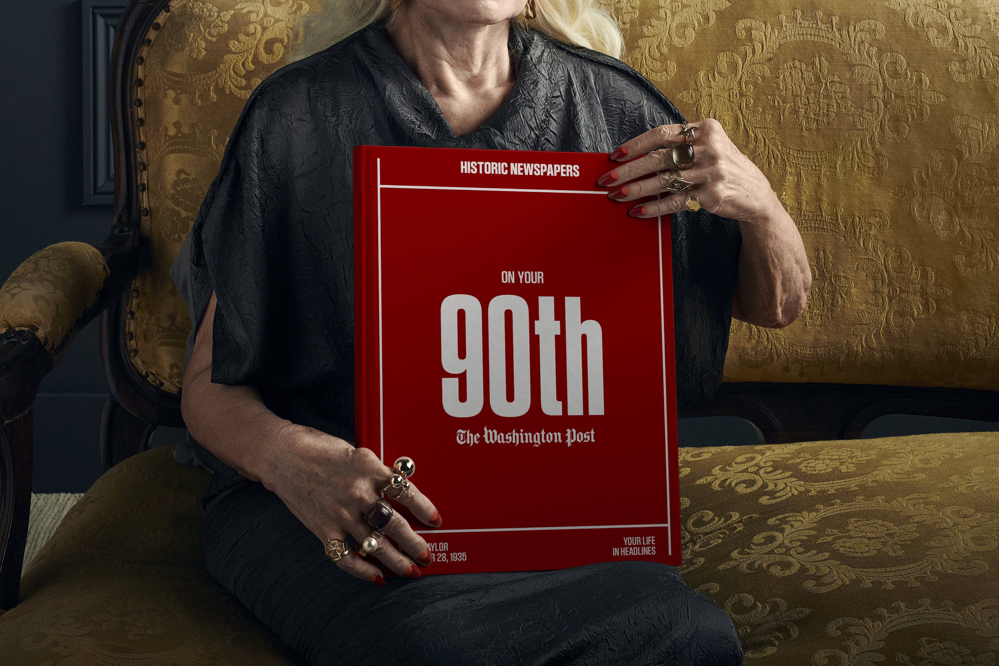 90th Milestone Birthday Newspaper Book Washington Post Edition - Image 3