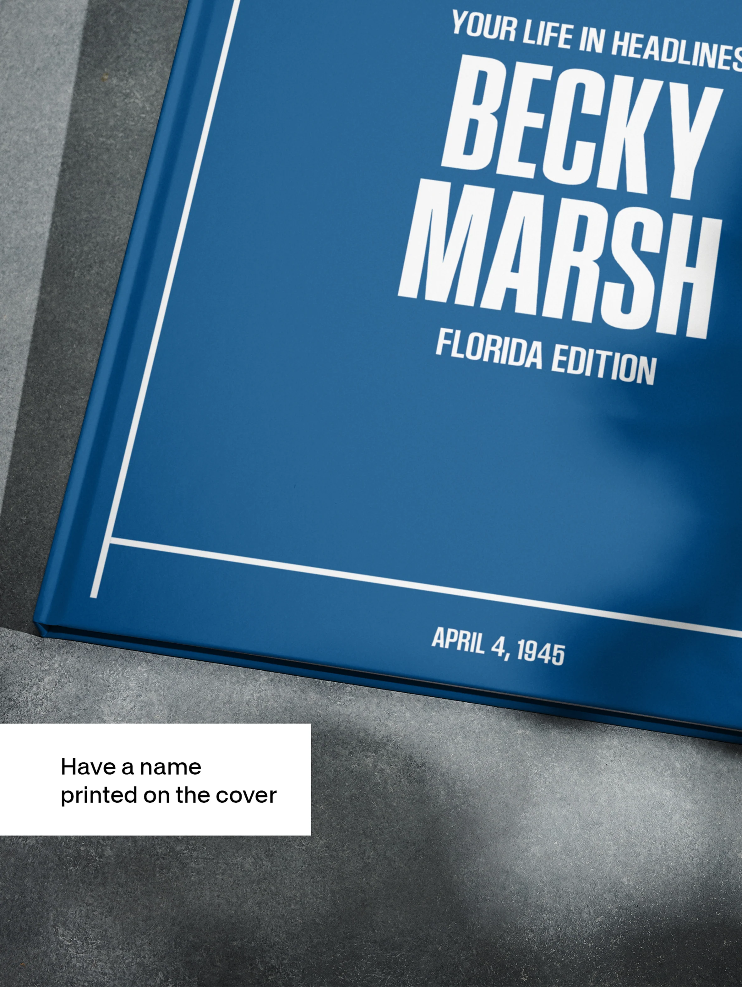 Personalised Birthday Newspaper Book Florida Edition - Image 5