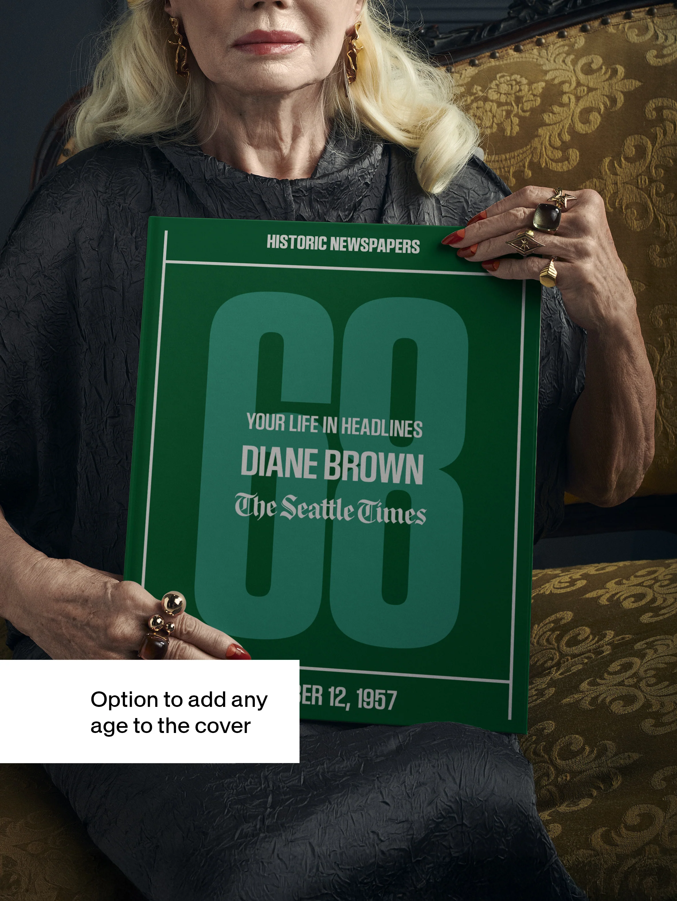 Personalised Birthday Newspaper Book Seattle Times Edition - Image 5