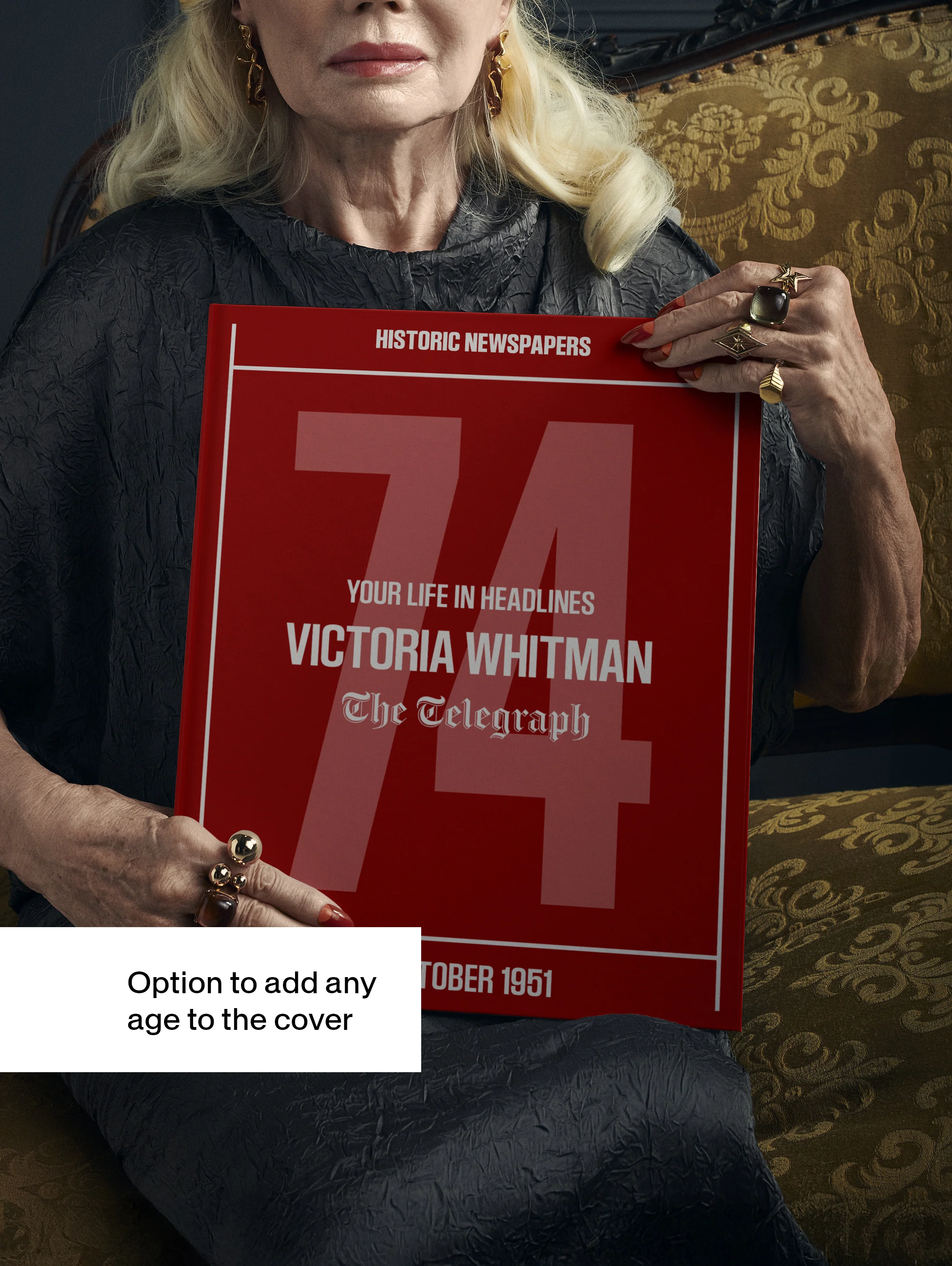 Personalised Birthday Newspaper Book Telegraph Edition - Image 3