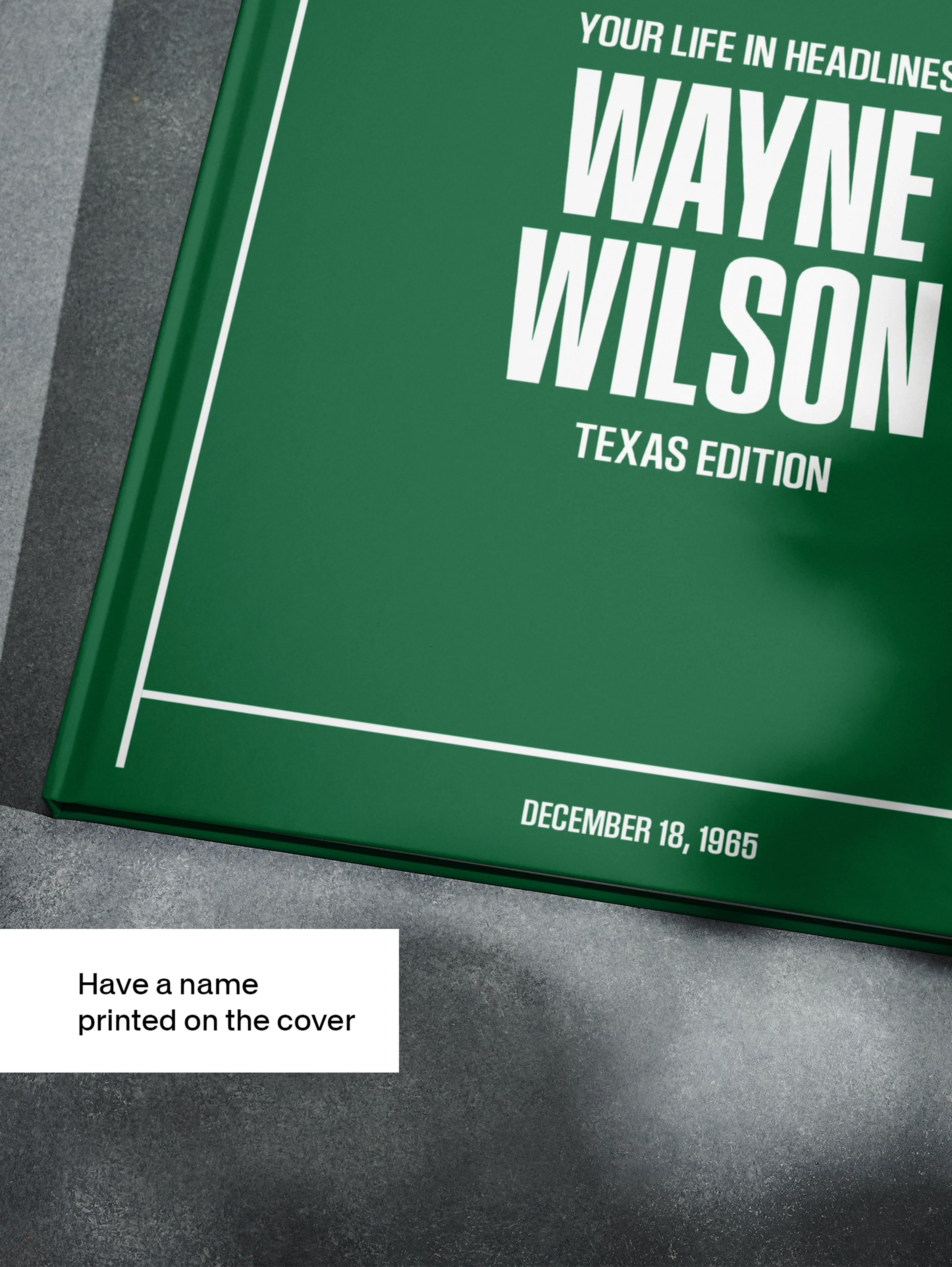 Personalised Birthday Newspaper Book Texas Edition - Image 4
