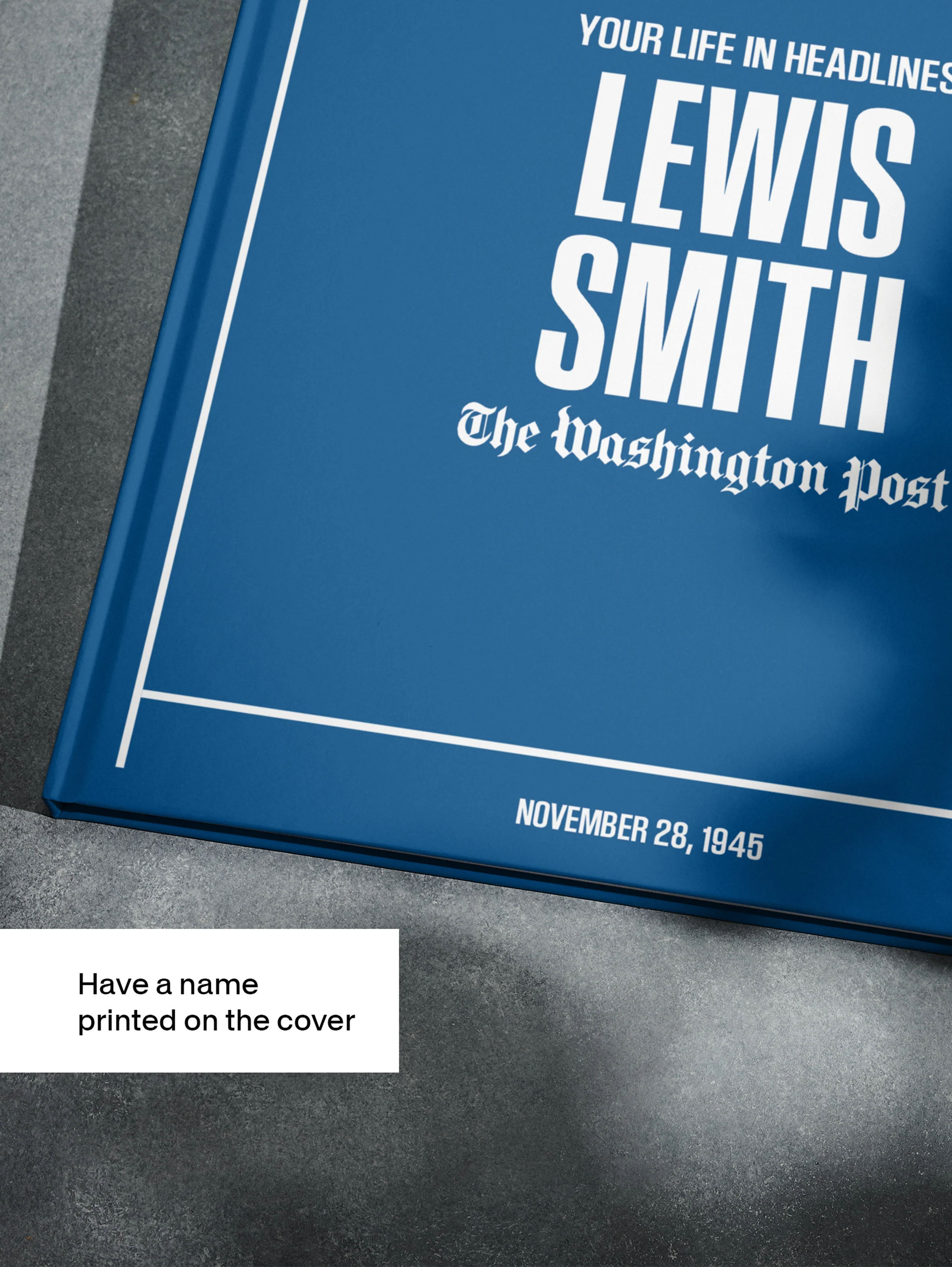 Personalized Birthday Newspaper Book Washington Post Edition - Image 7