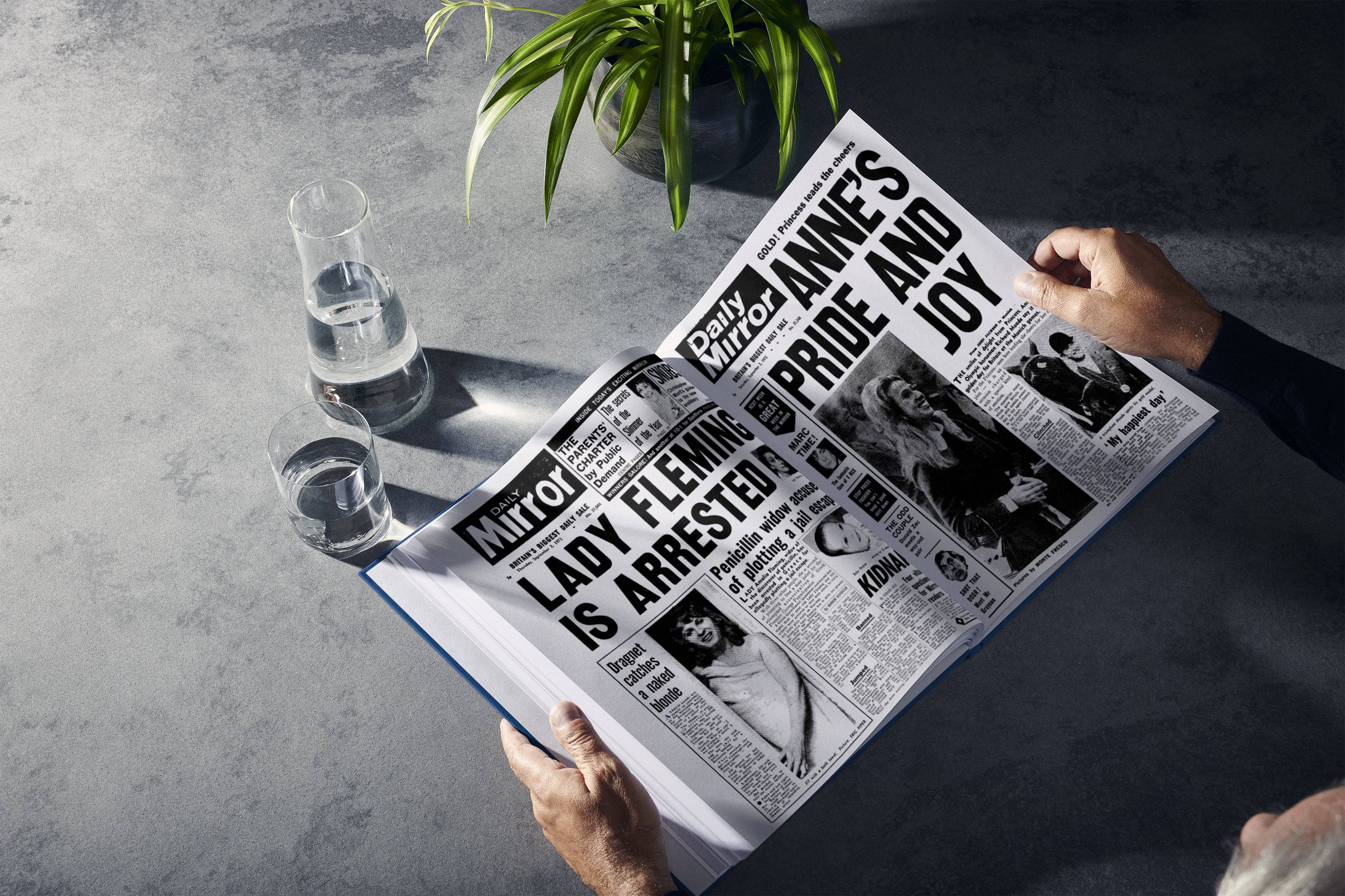 Personalised Retirement Newspaper Book - Image 2