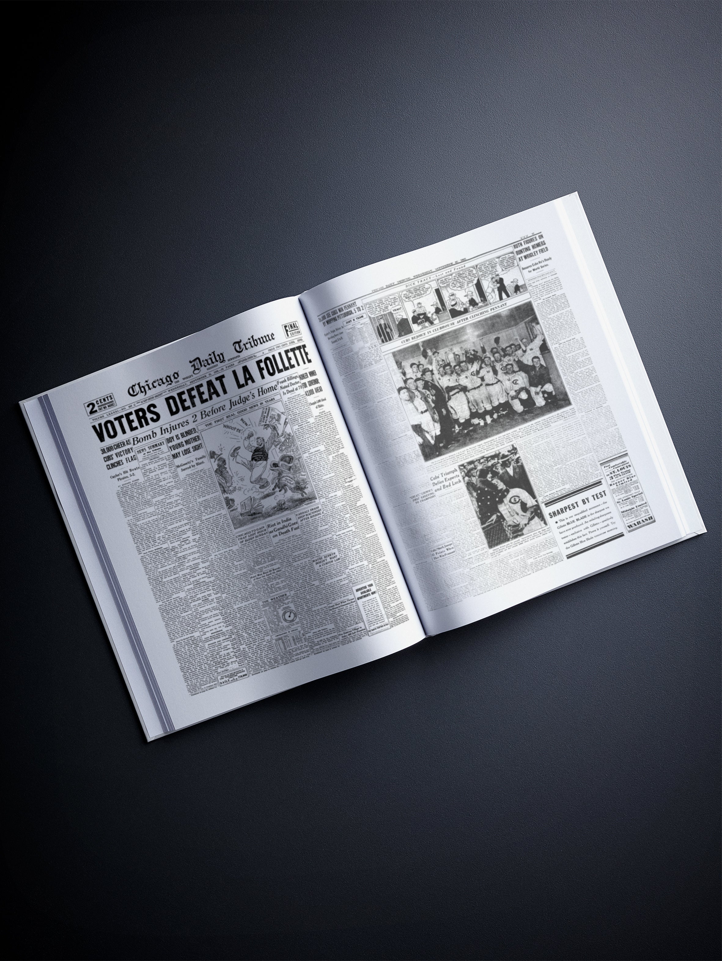 The Baseball History of Chicago Cubs Chicago Tribune Edition - Image 4