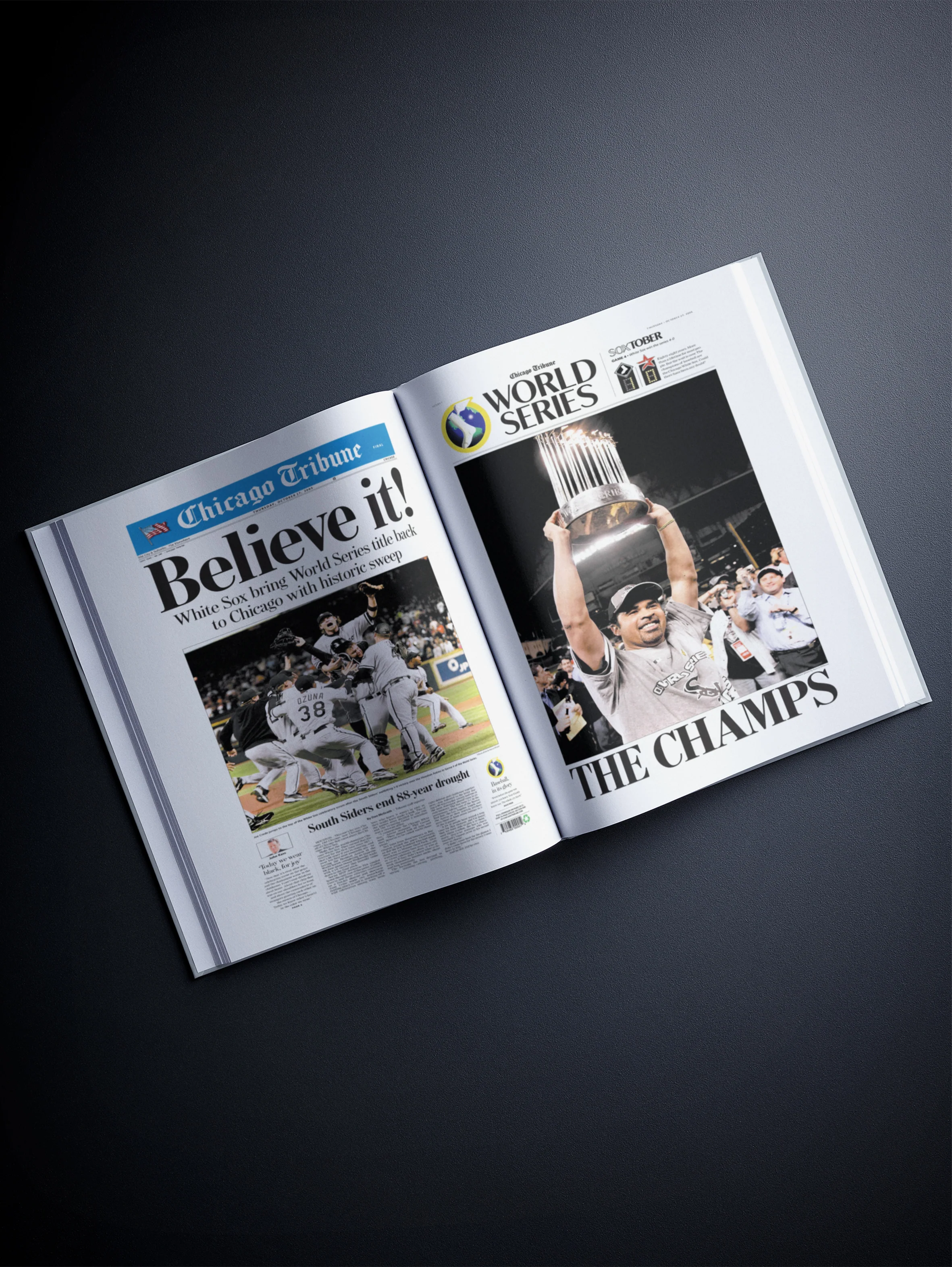 The Baseball History of Chicago White Sox Chicago Tribune Edition - Image 2