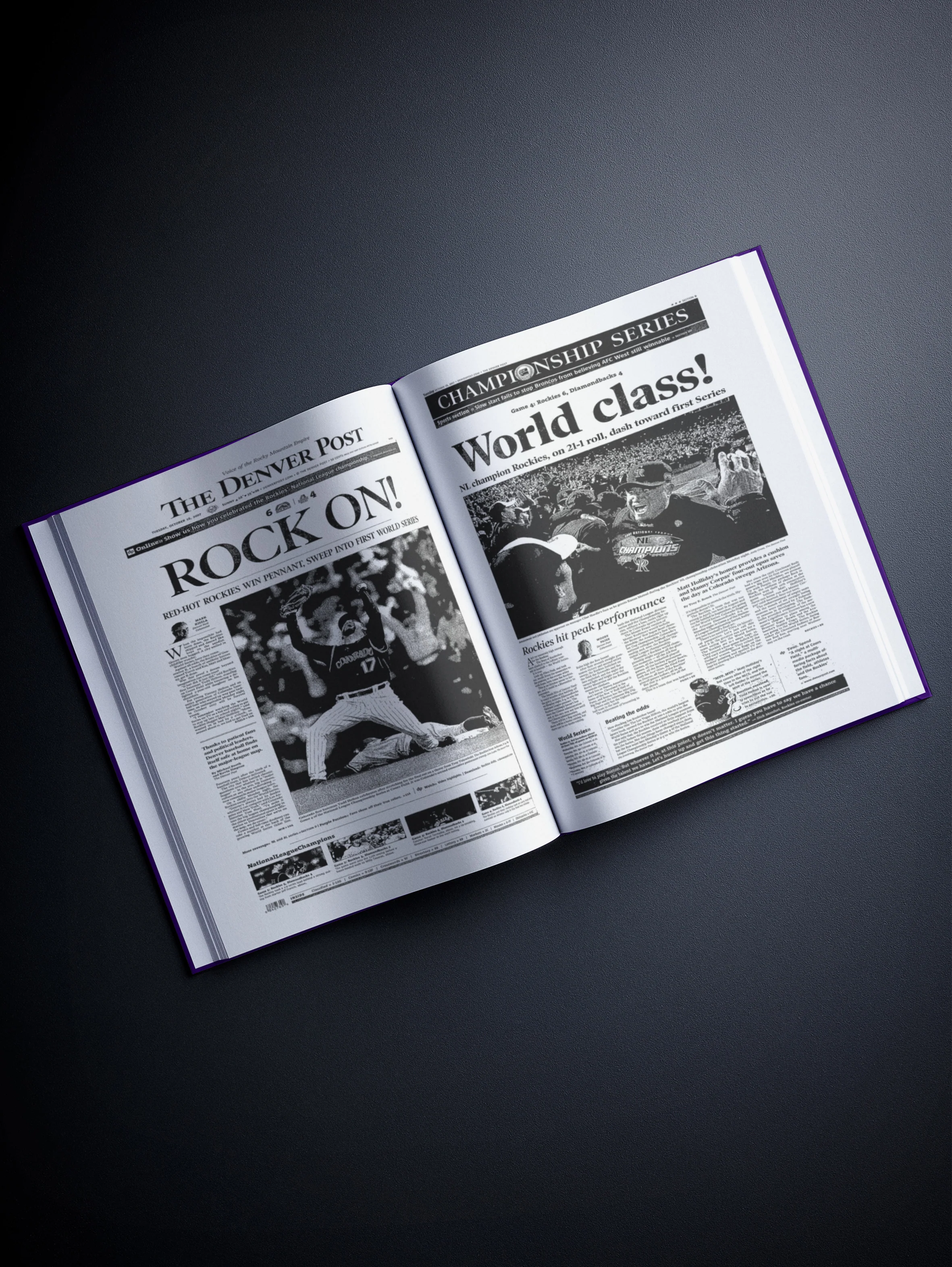 The Baseball History of Colorado Rockies Denver Post Edition - Image 6