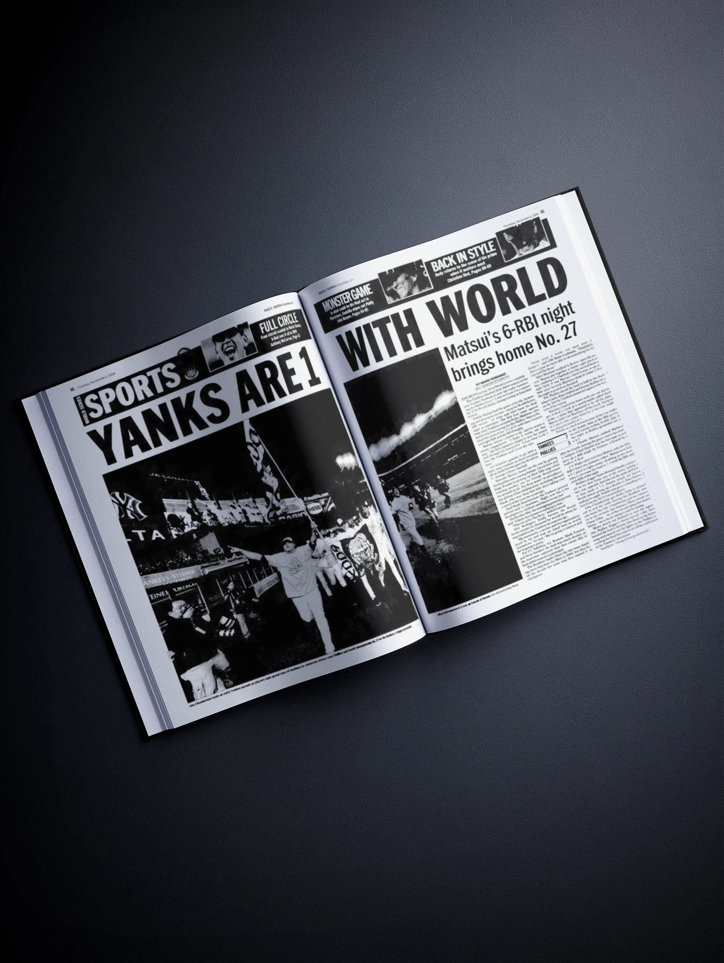 The Baseball History of New York Yankees Daily News Edition - Image 7