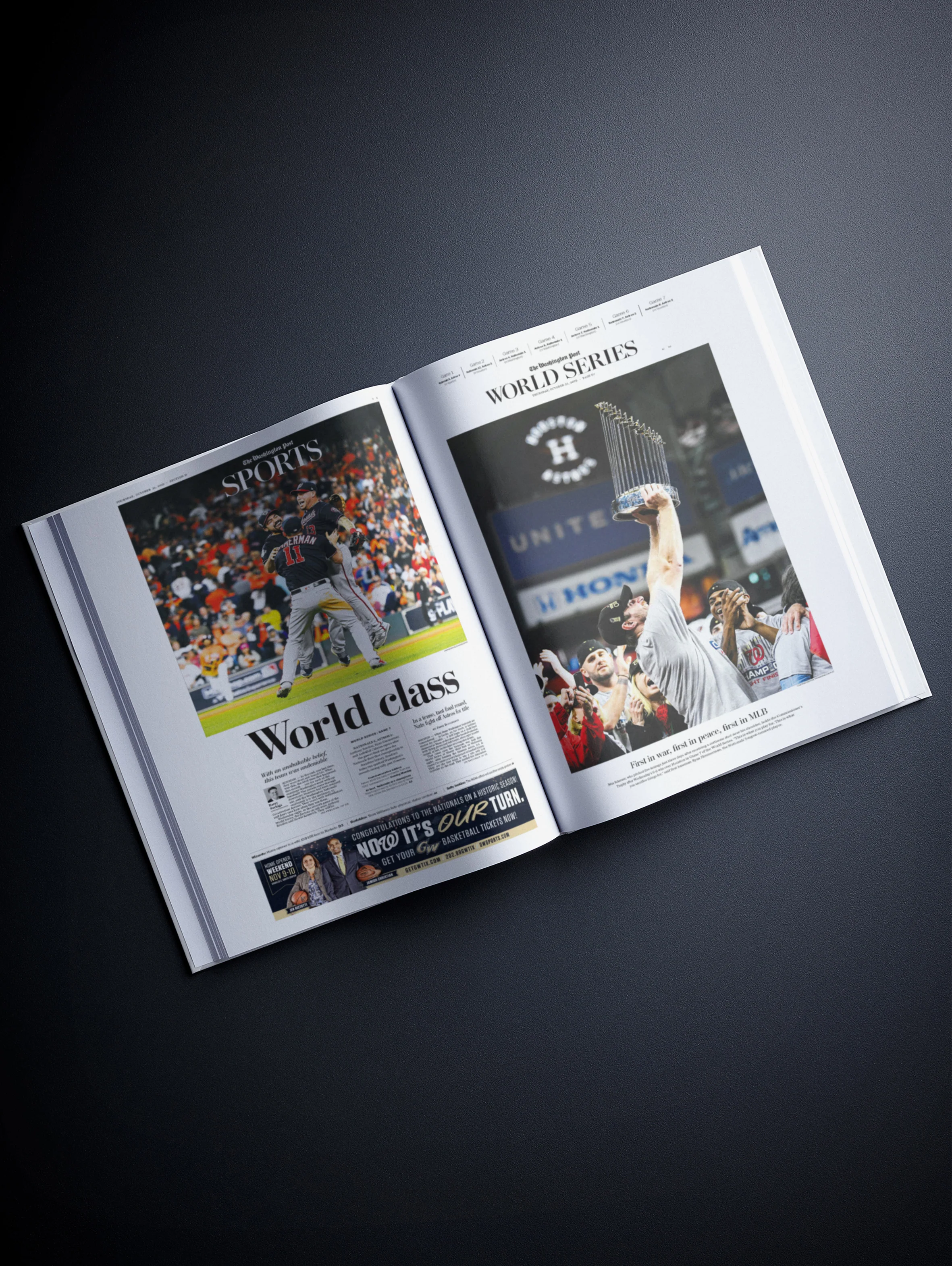 The Baseball History of Washington Nationals Washington Post Edition - Image 9