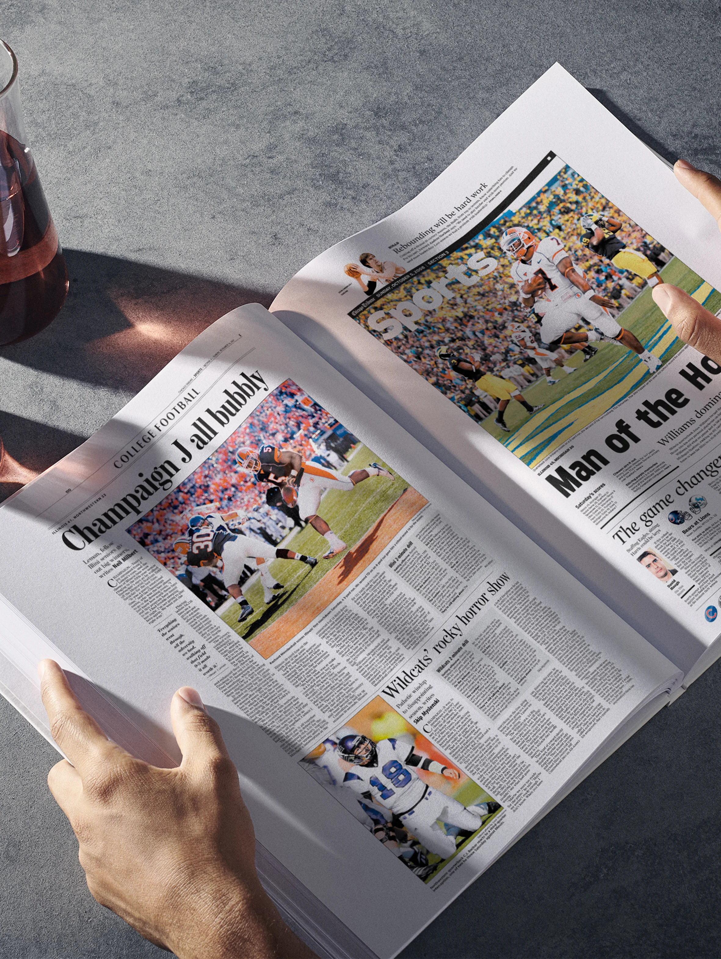 The College Football History of Illinois Fighting Illini Chicago Tribune Edition - Image 2
