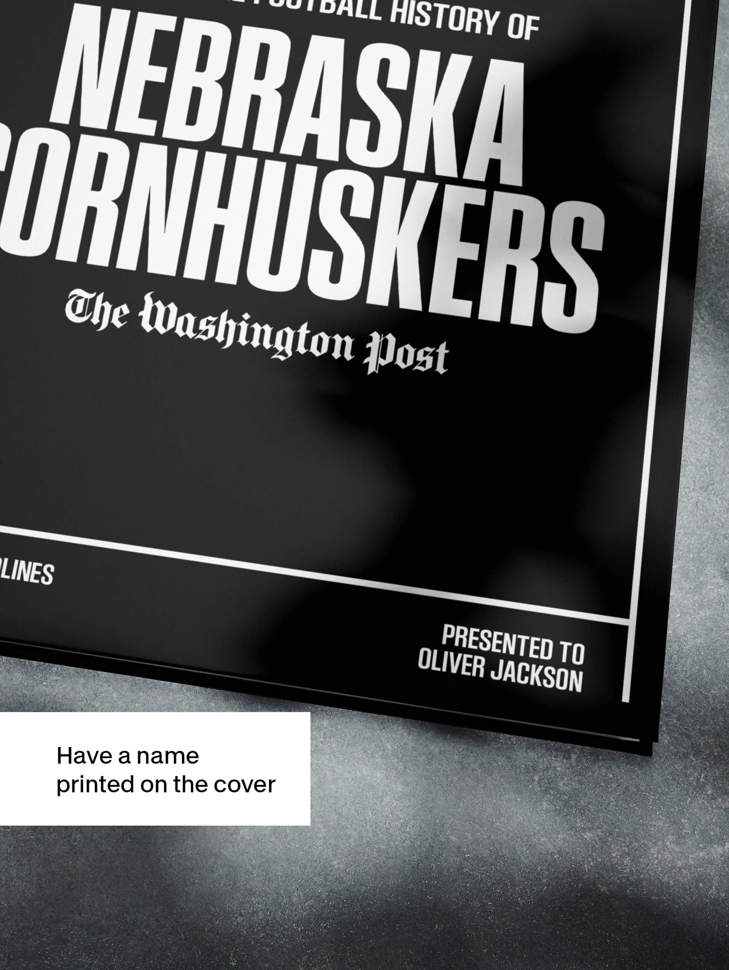 The College Football History of Nebraska Cornhuskers Washington Post Edition - Image 4