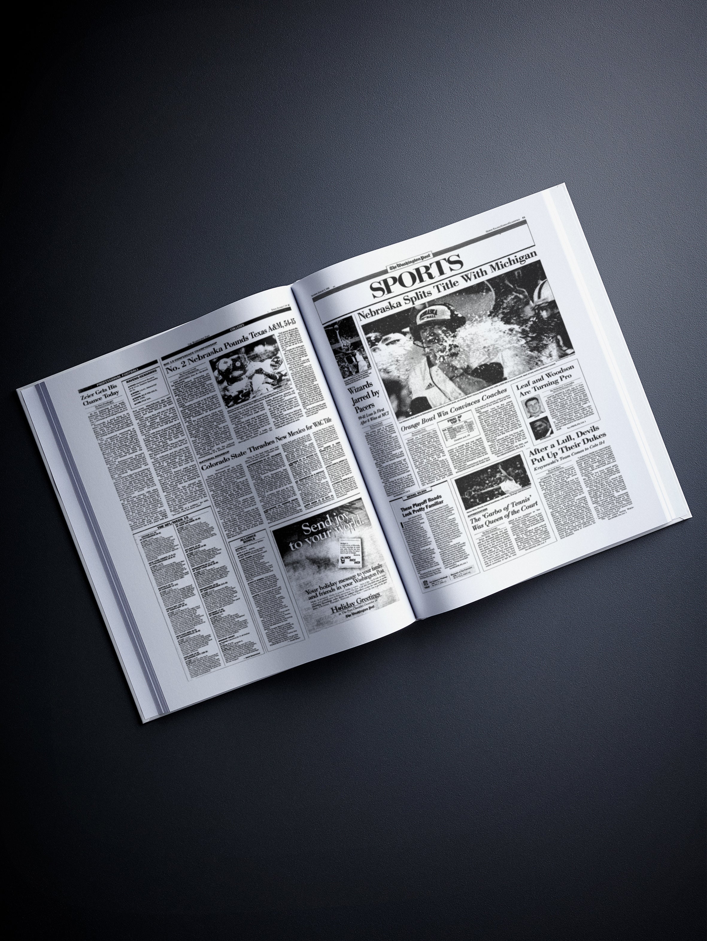 The College Football History of Nebraska Cornhuskers Washington Post Edition - Image 9