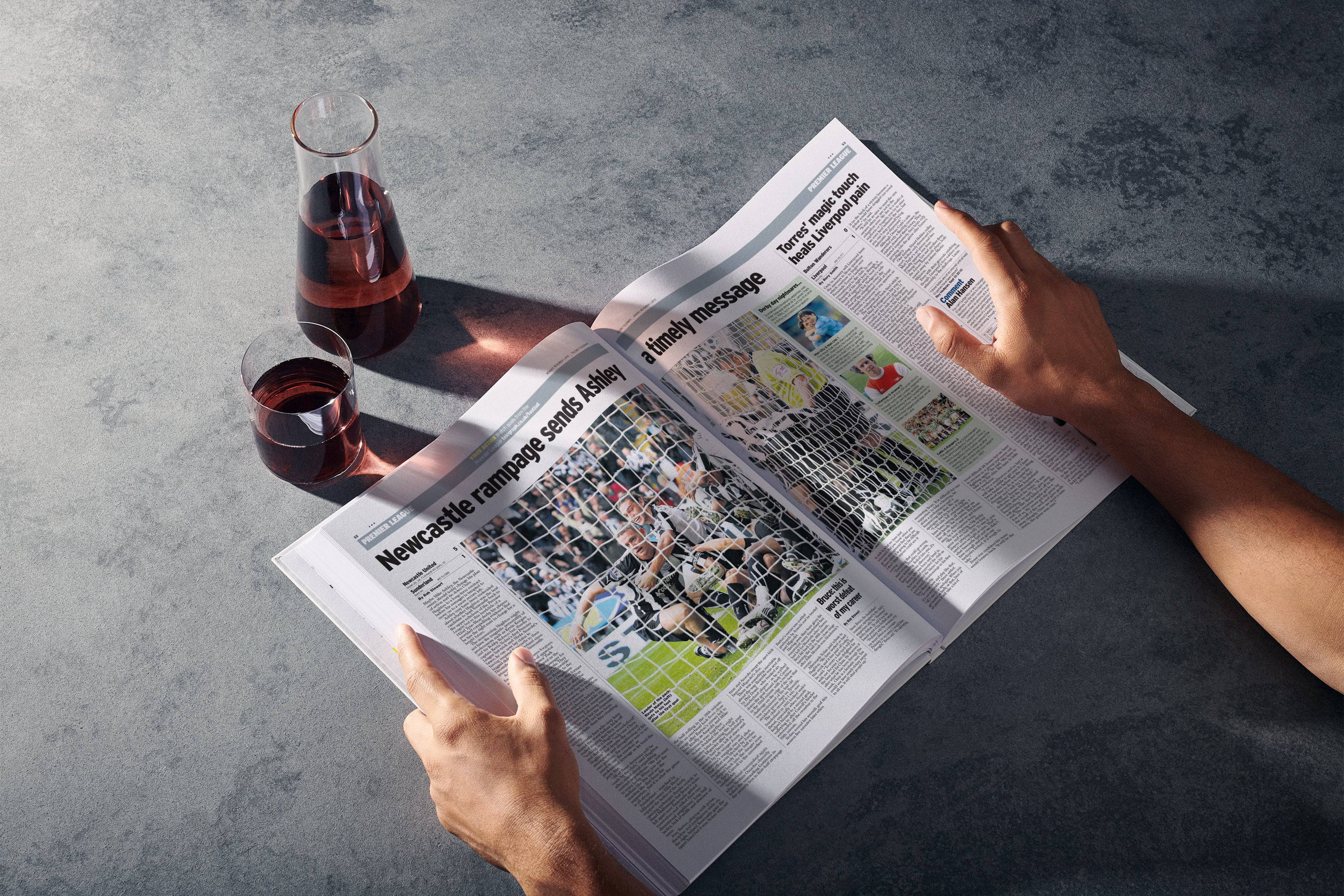 The Soccer History of Newcastle United Telegraph Edition Book - Image 5