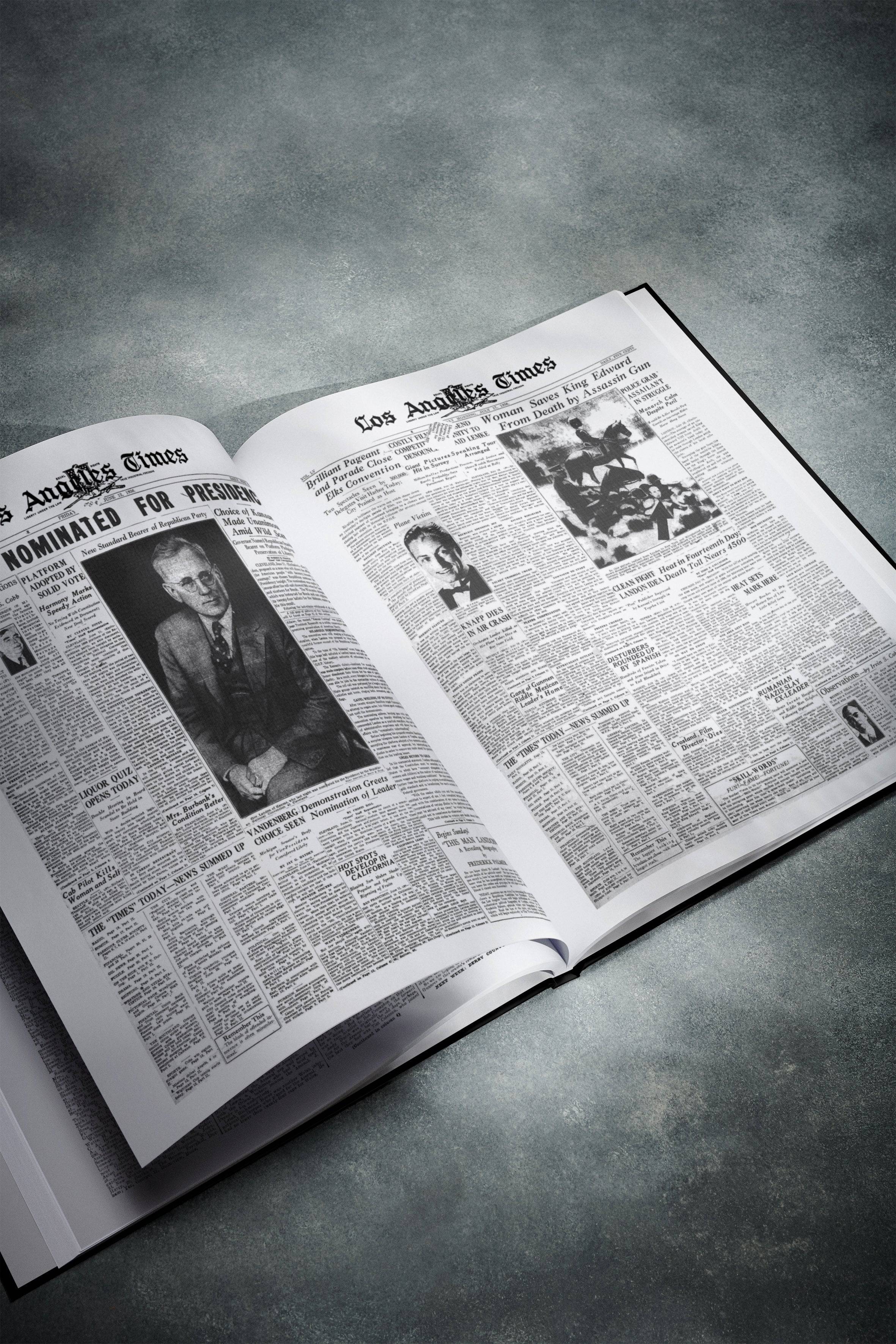 The History of 1930s Los Angeles Times Edition Book - Image 2