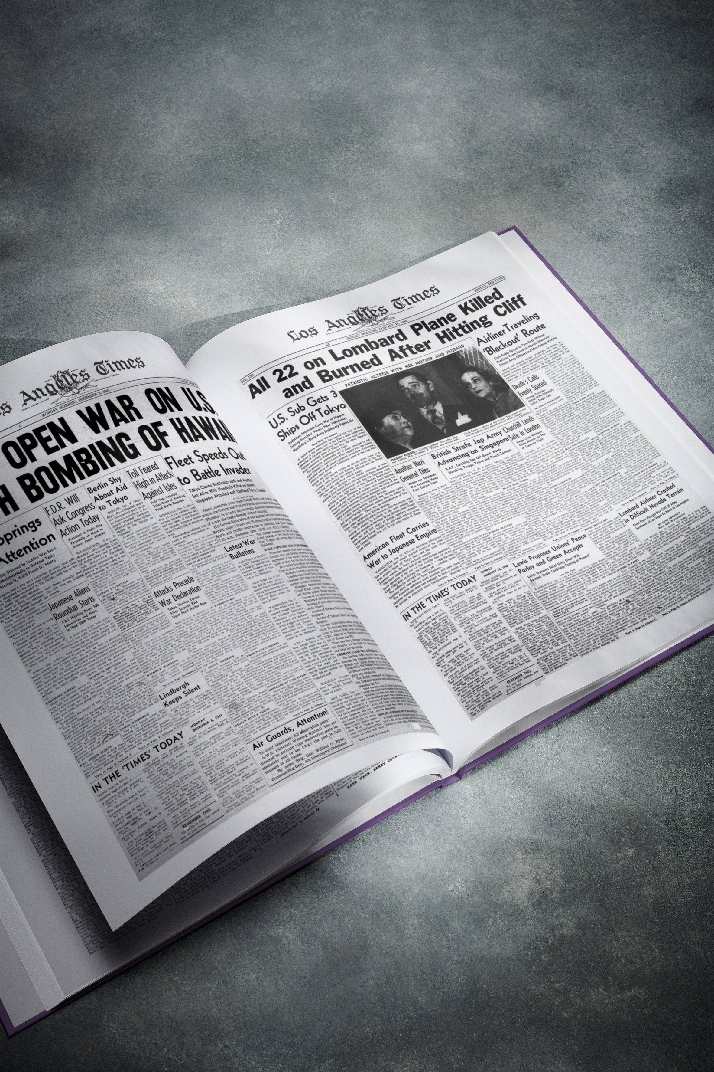 The History of 1940s Los Angeles Times Edition Book - Image 2