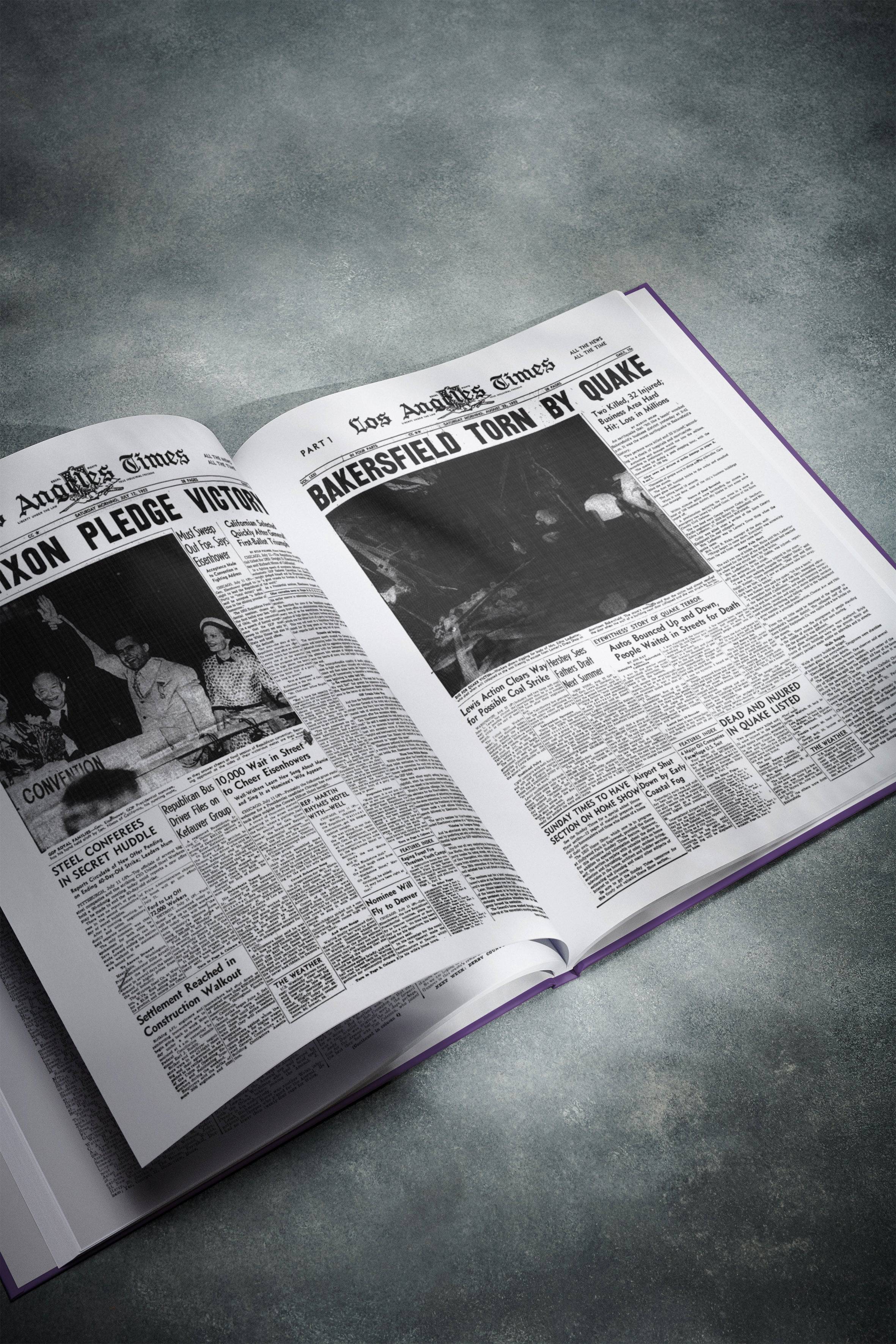 The History of 1950s Los Angeles Times Edition Book - Image 2