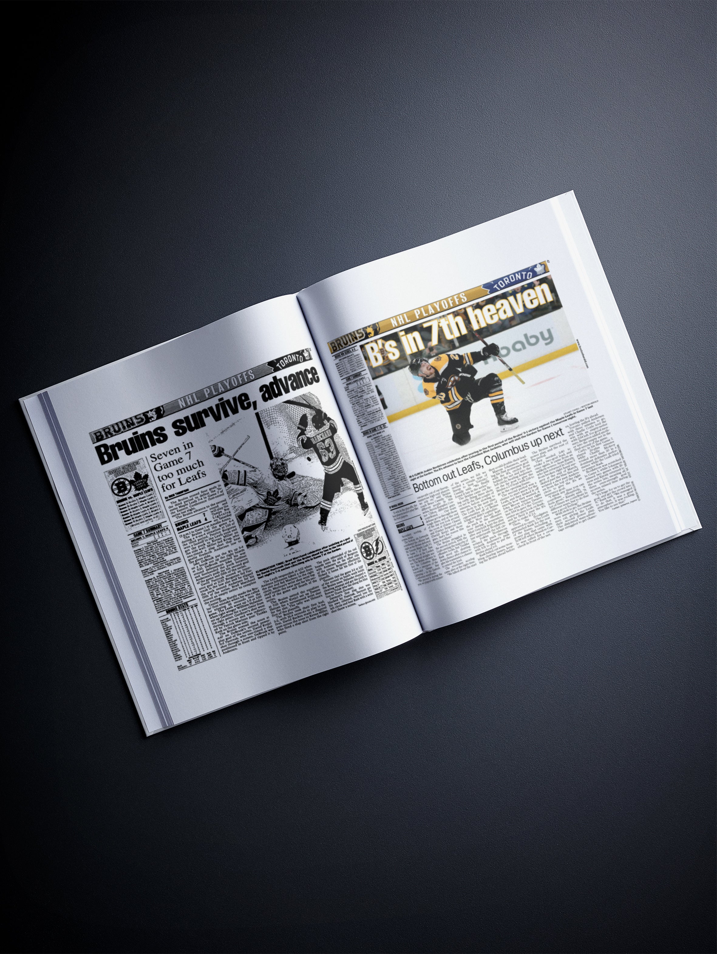 The Hockey History of Boston Bruins Boston Herald Edition - Image 4