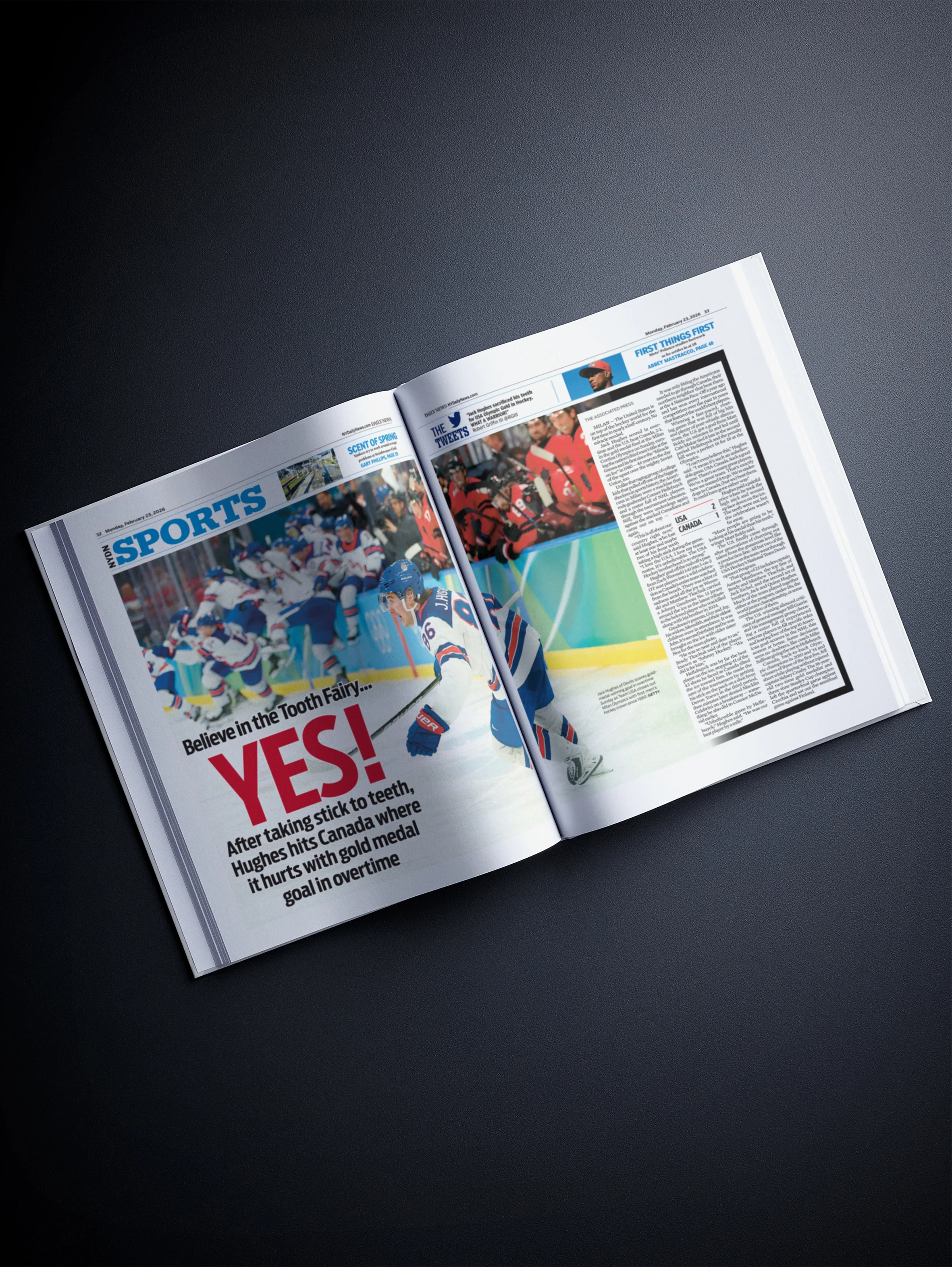 The Olympic Hockey History of Team USA New York Daily News Edition - Image 4