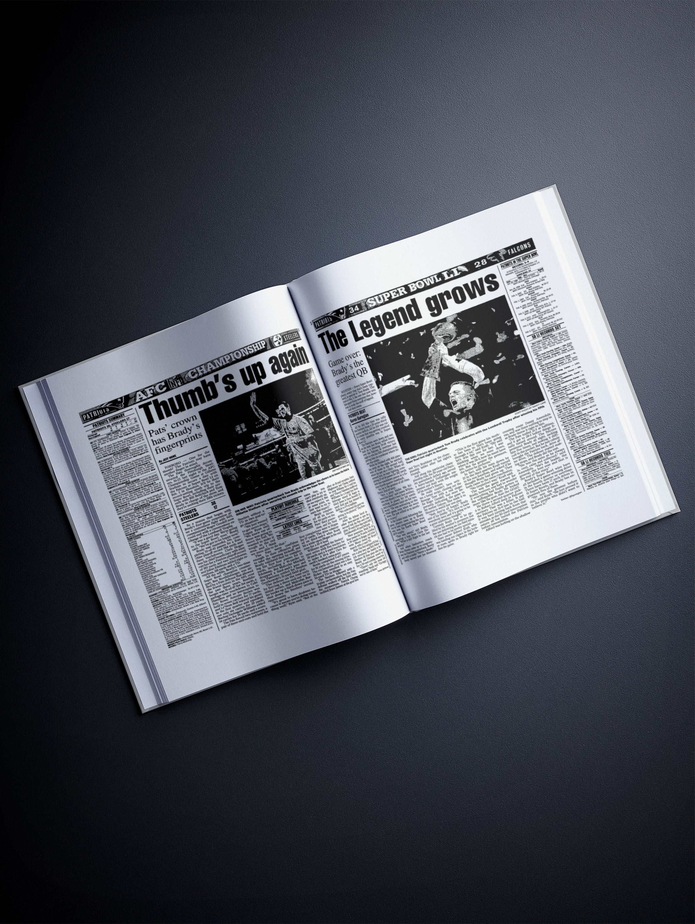 The Story of Football Legend Tom Brady Boston Herald Edition - Image 6