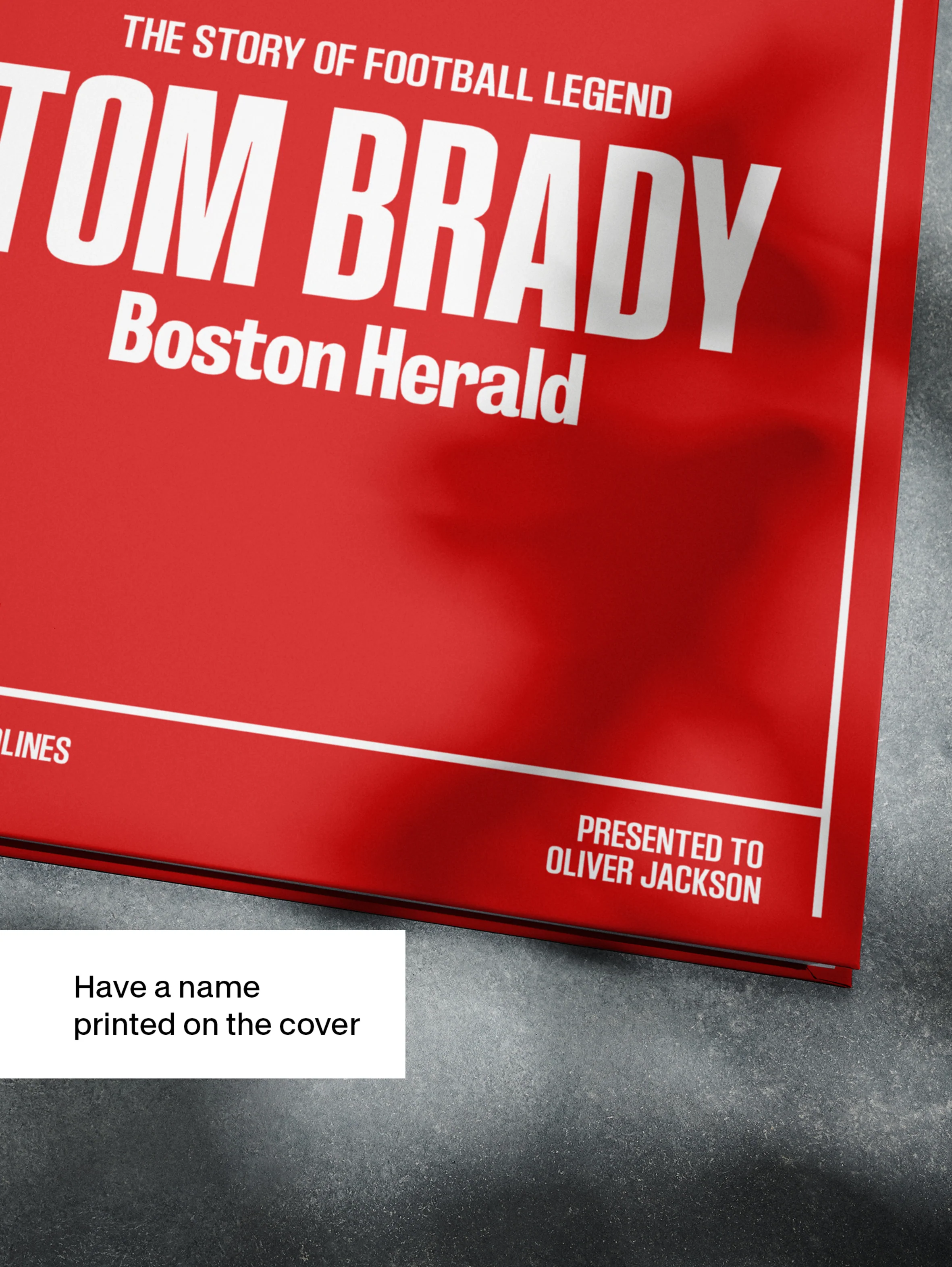 The Story of Football Legend Tom Brady Boston Herald Edition - Image 8