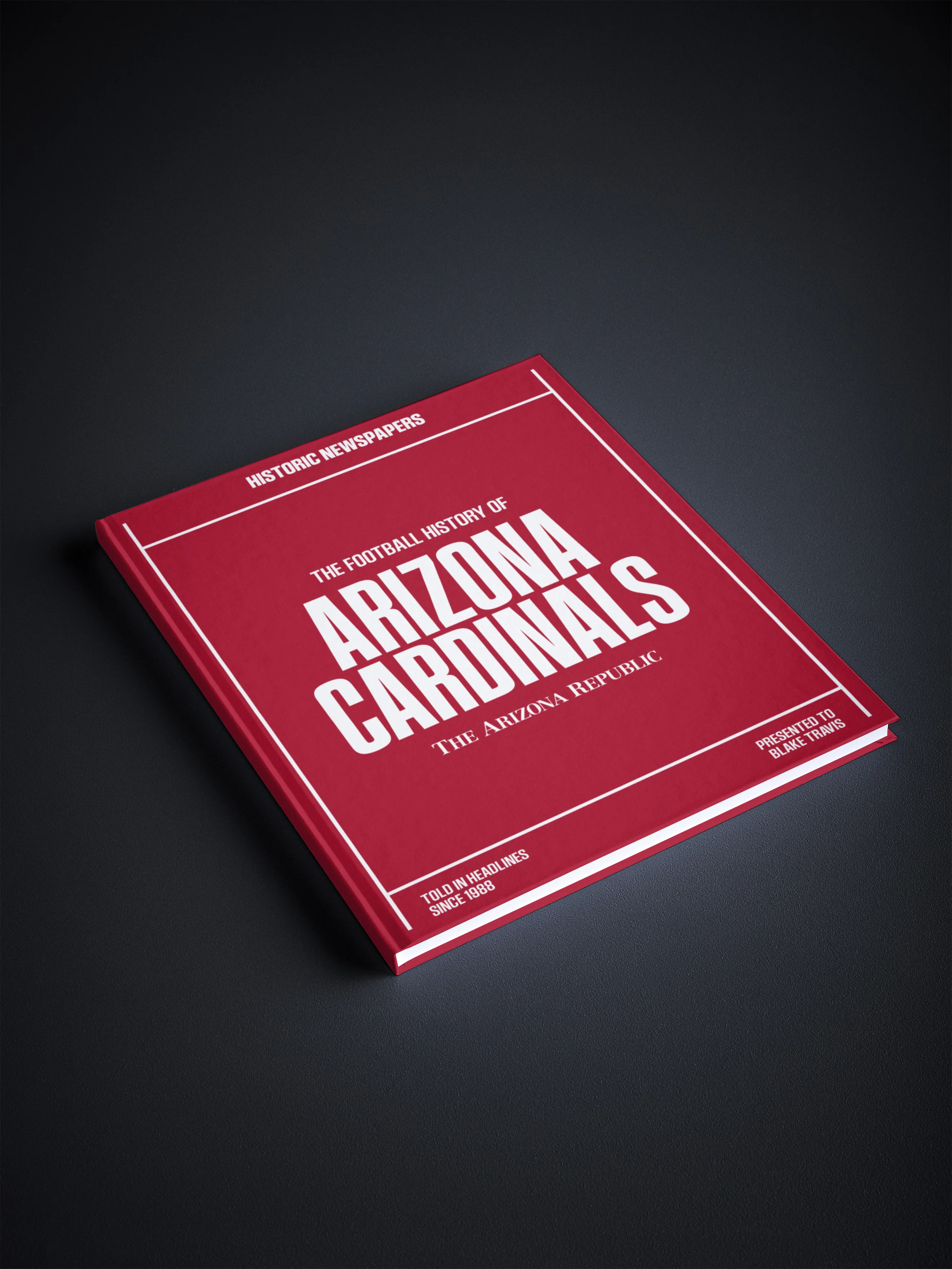 The Football History of Arizona Cardinals Book - Image 8