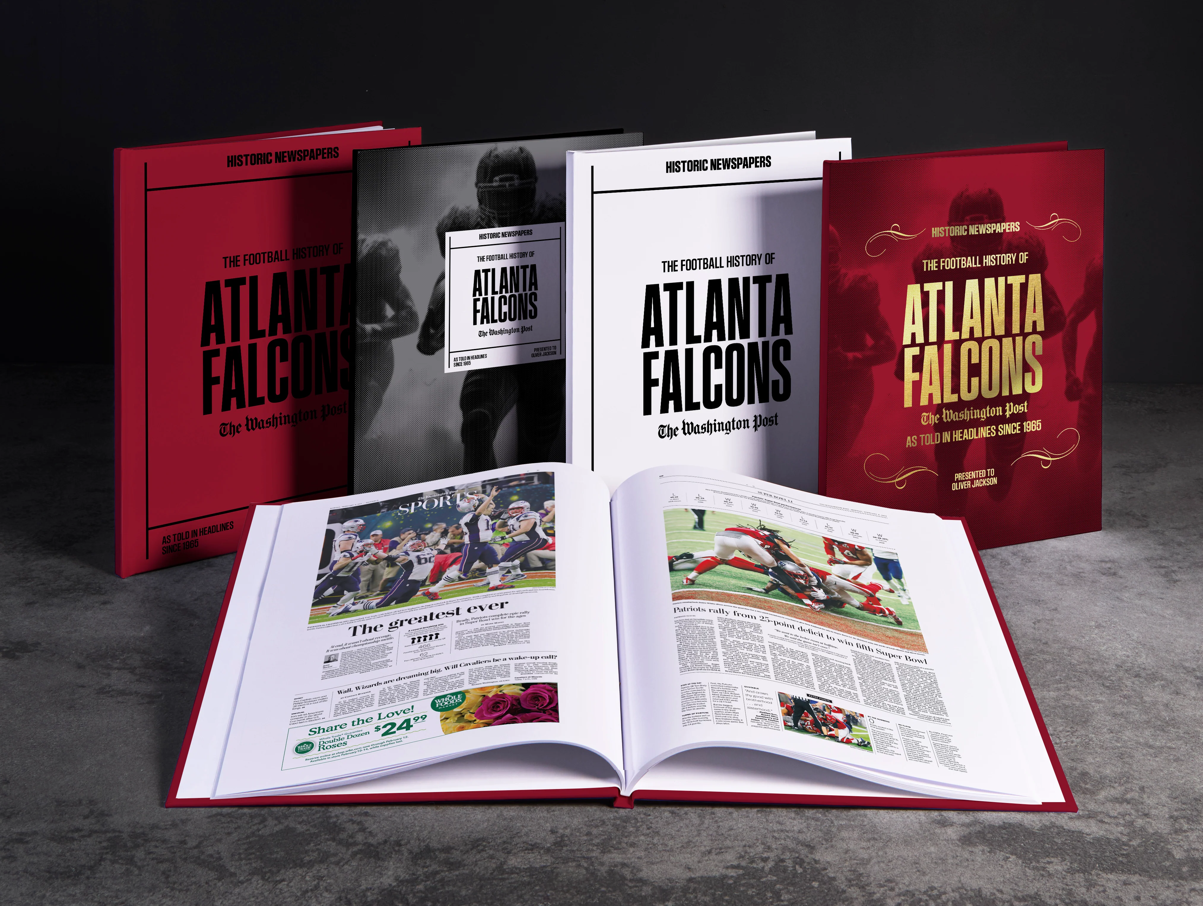 The Football History of Atlanta Falcons Washington Post Edition Book - Image 2