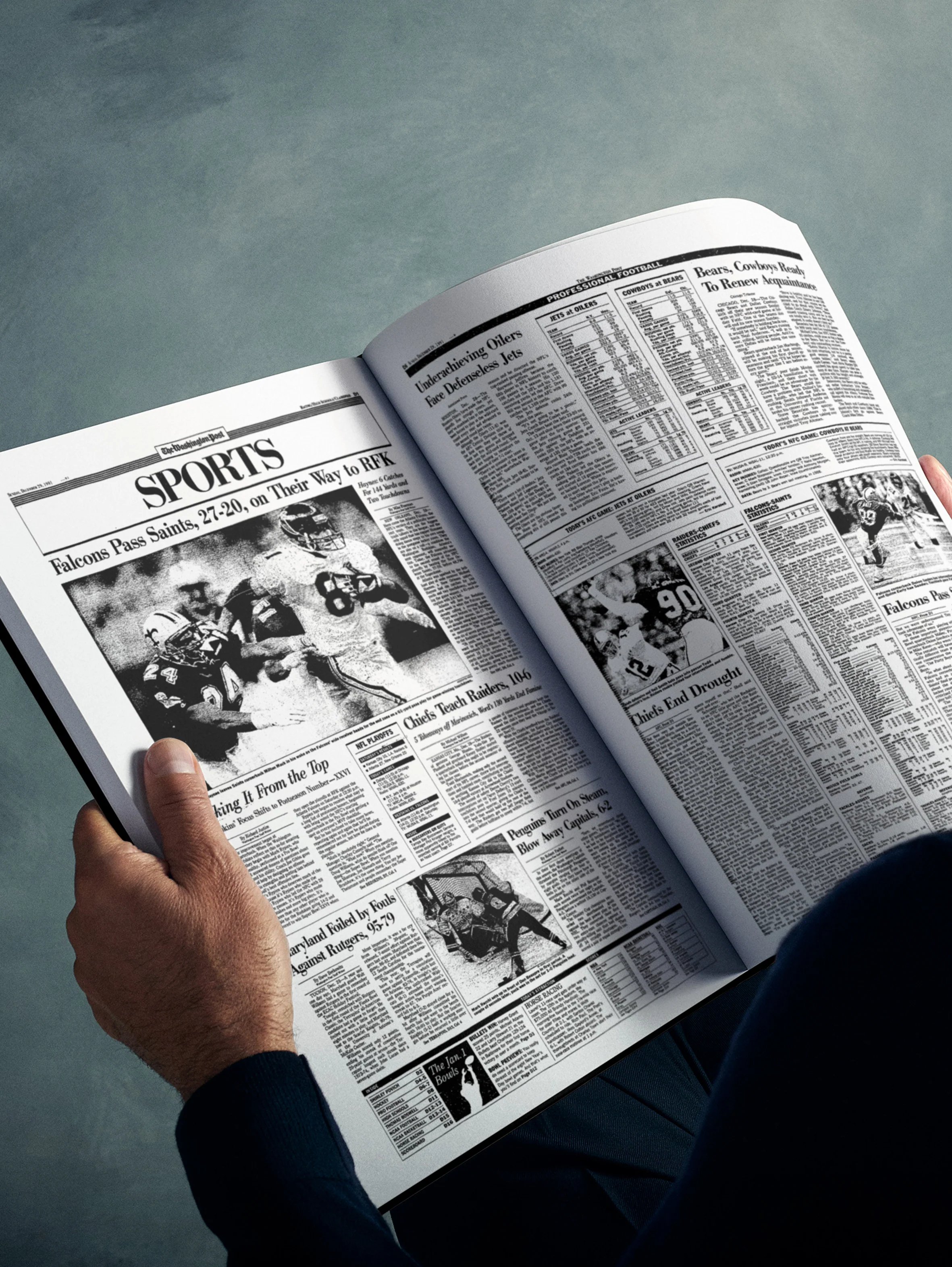 The Football History of Atlanta Falcons Washington Post Edition Book - Image 9