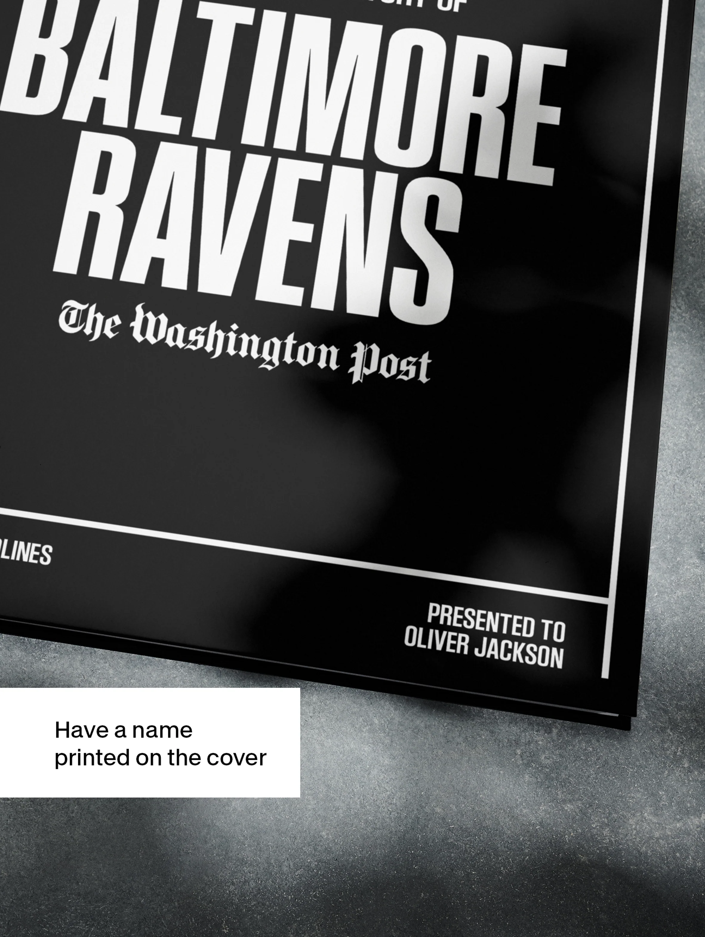 The Football History of Baltimore Ravens Washington Post Edition Book - Image 5