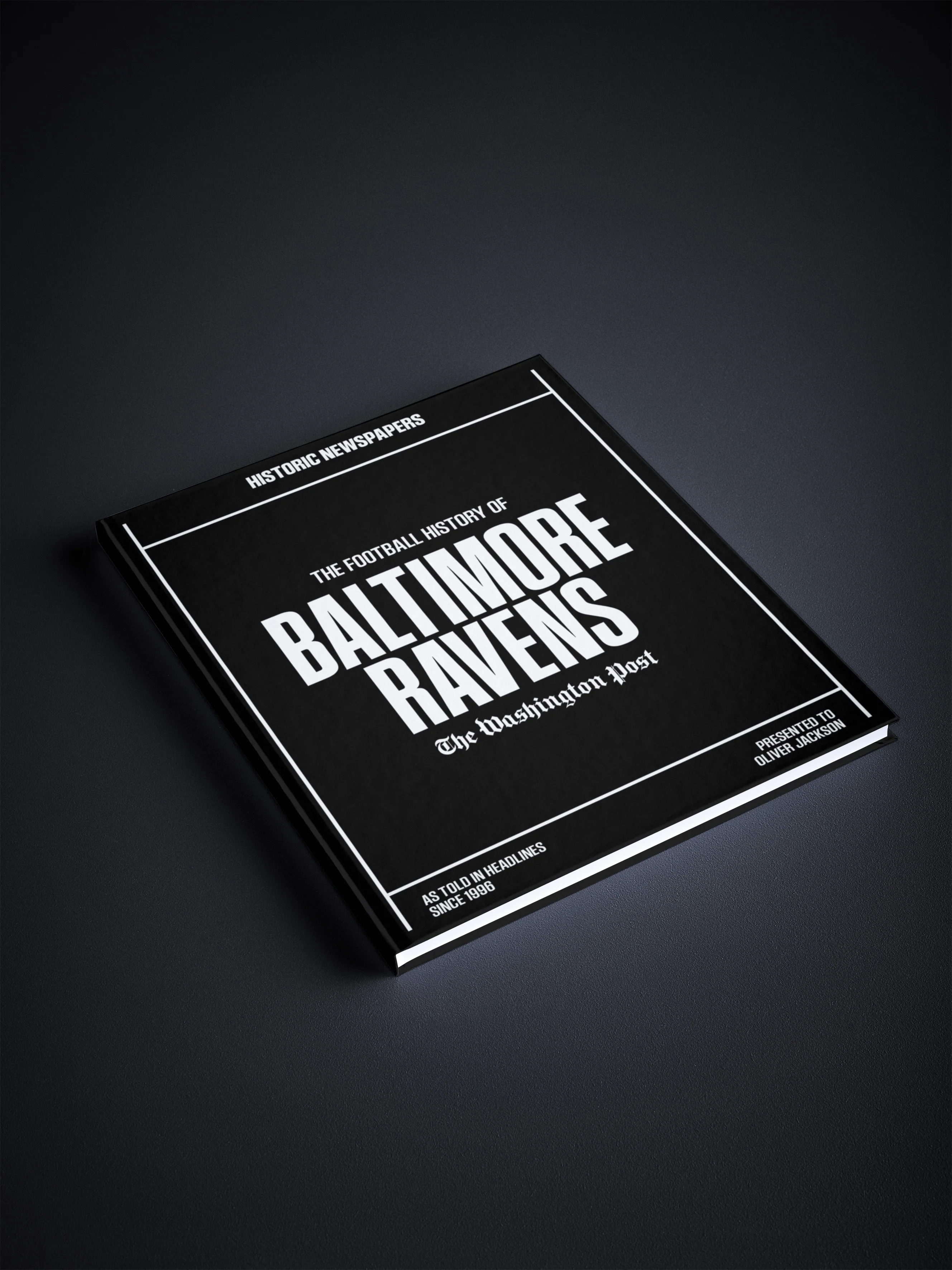 The Football History of Baltimore Ravens Washington Post Edition Book - Image 9