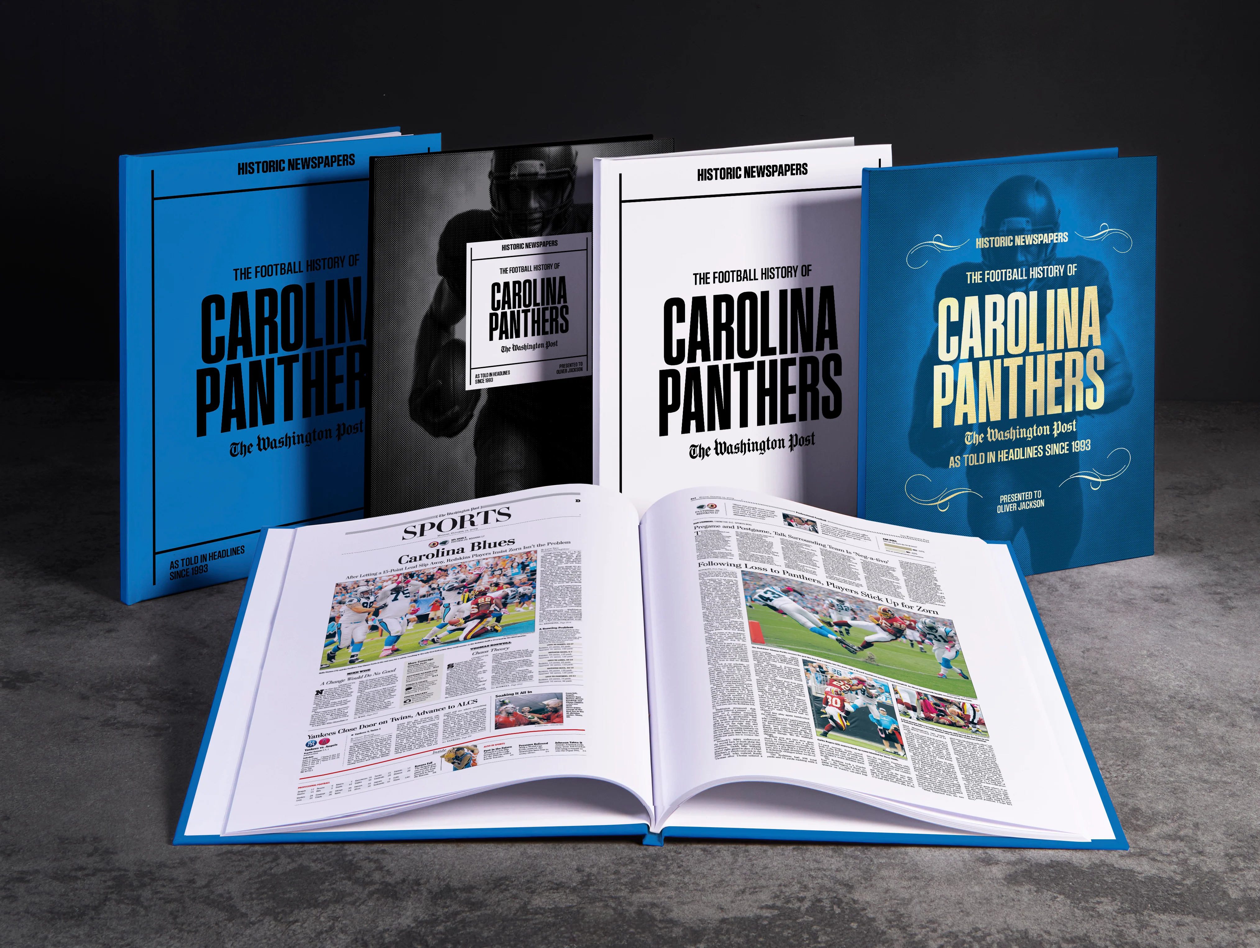 The Football History of Carolina Panthers Washington Post Edition Book - Image 2