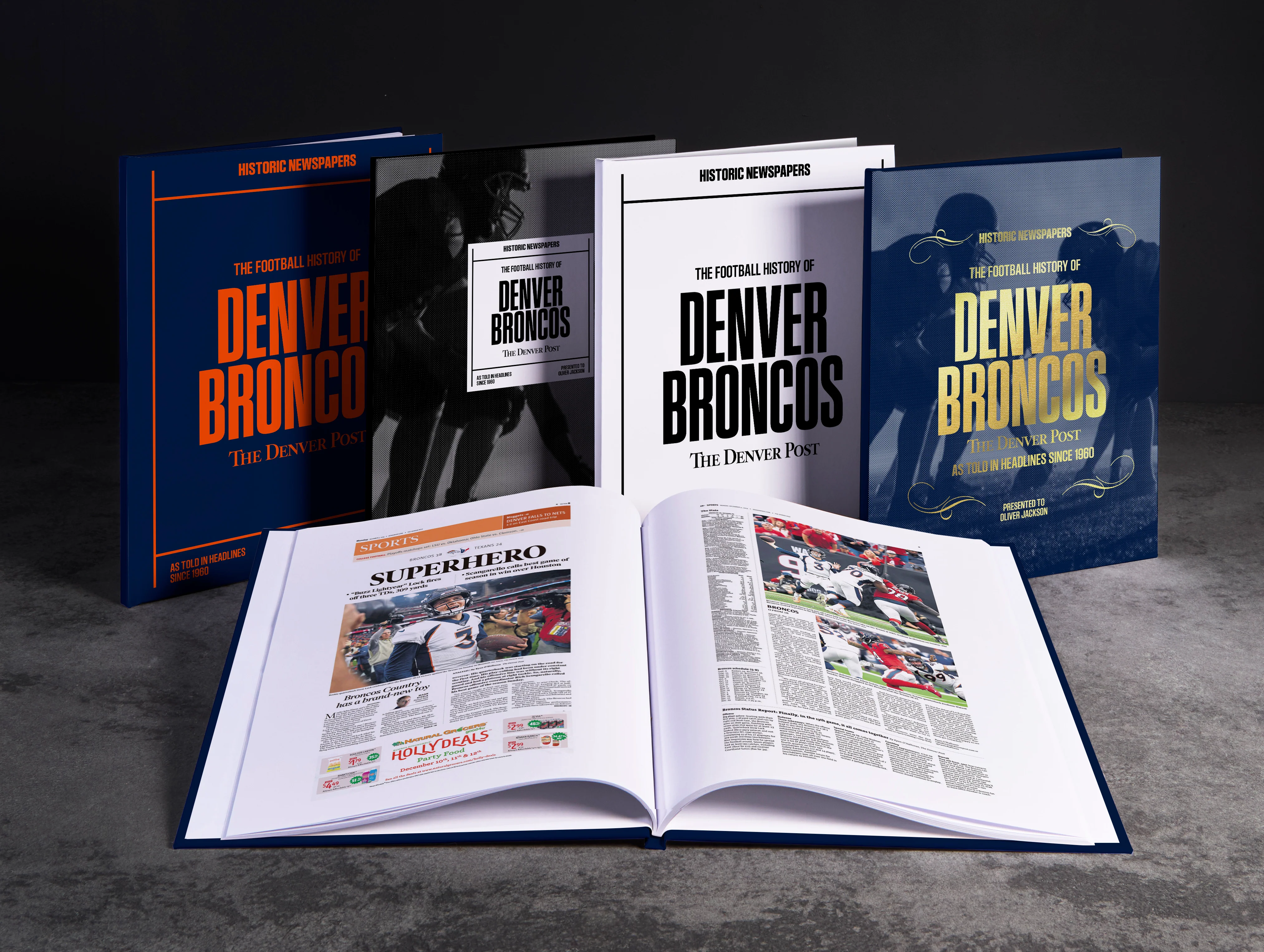 The Football History of Denver Broncos Denver Post Edition Book - Image 2
