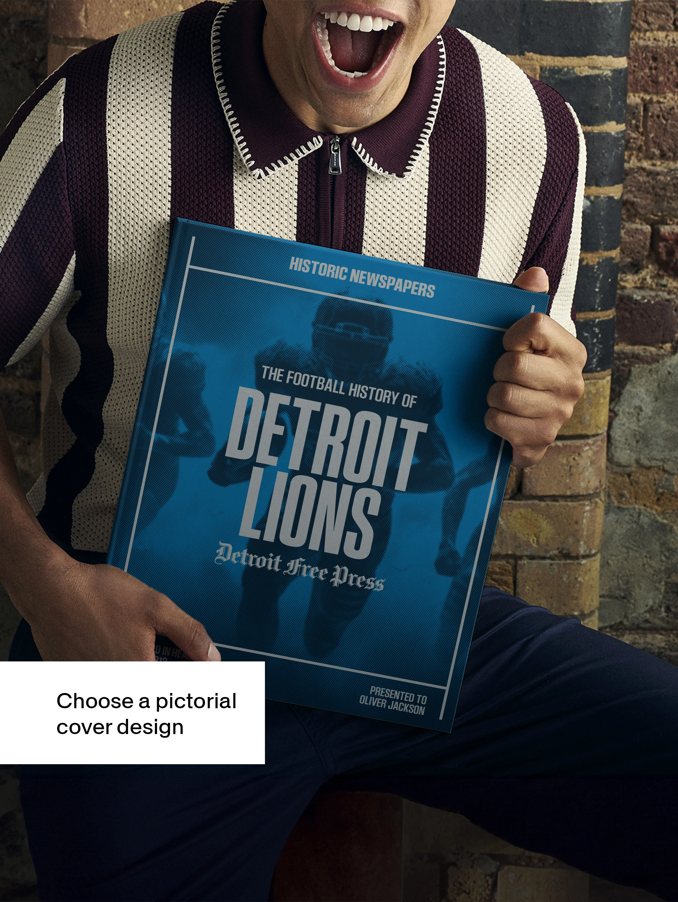 The Football History of Detroit Lions Washington Post Edition Book - Image 3