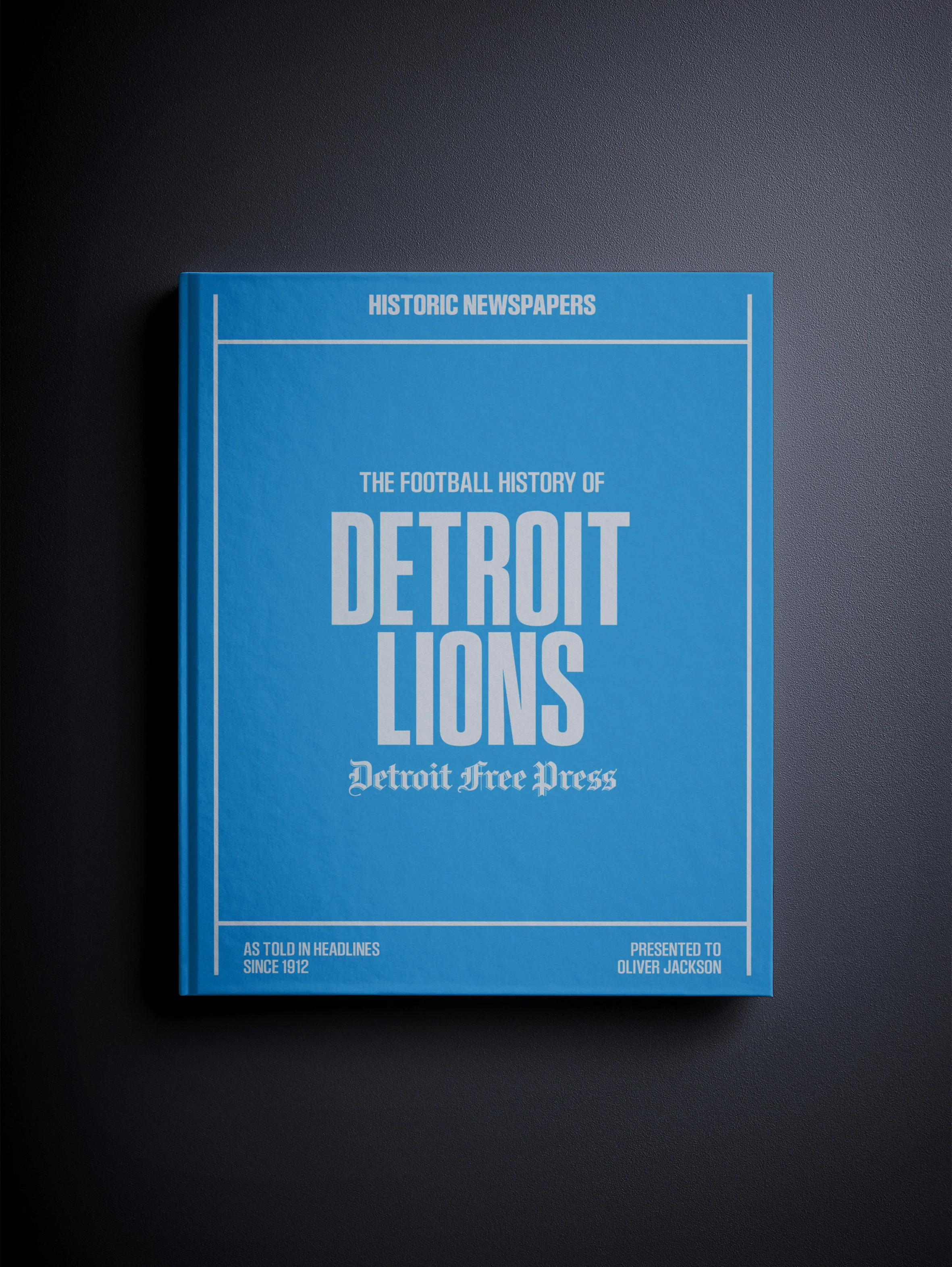 The Football History of Detroit Lions Washington Post Edition Book - Image 5