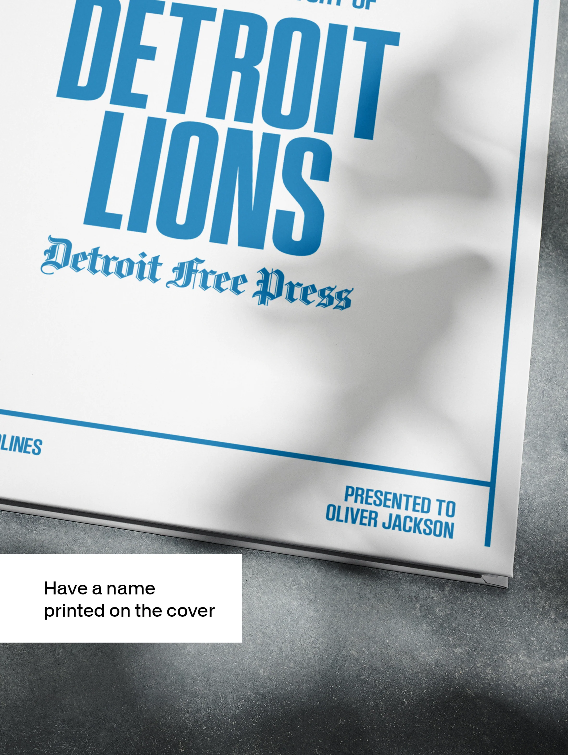 The Football History of Detroit Lions Washington Post Edition Book - Image 6