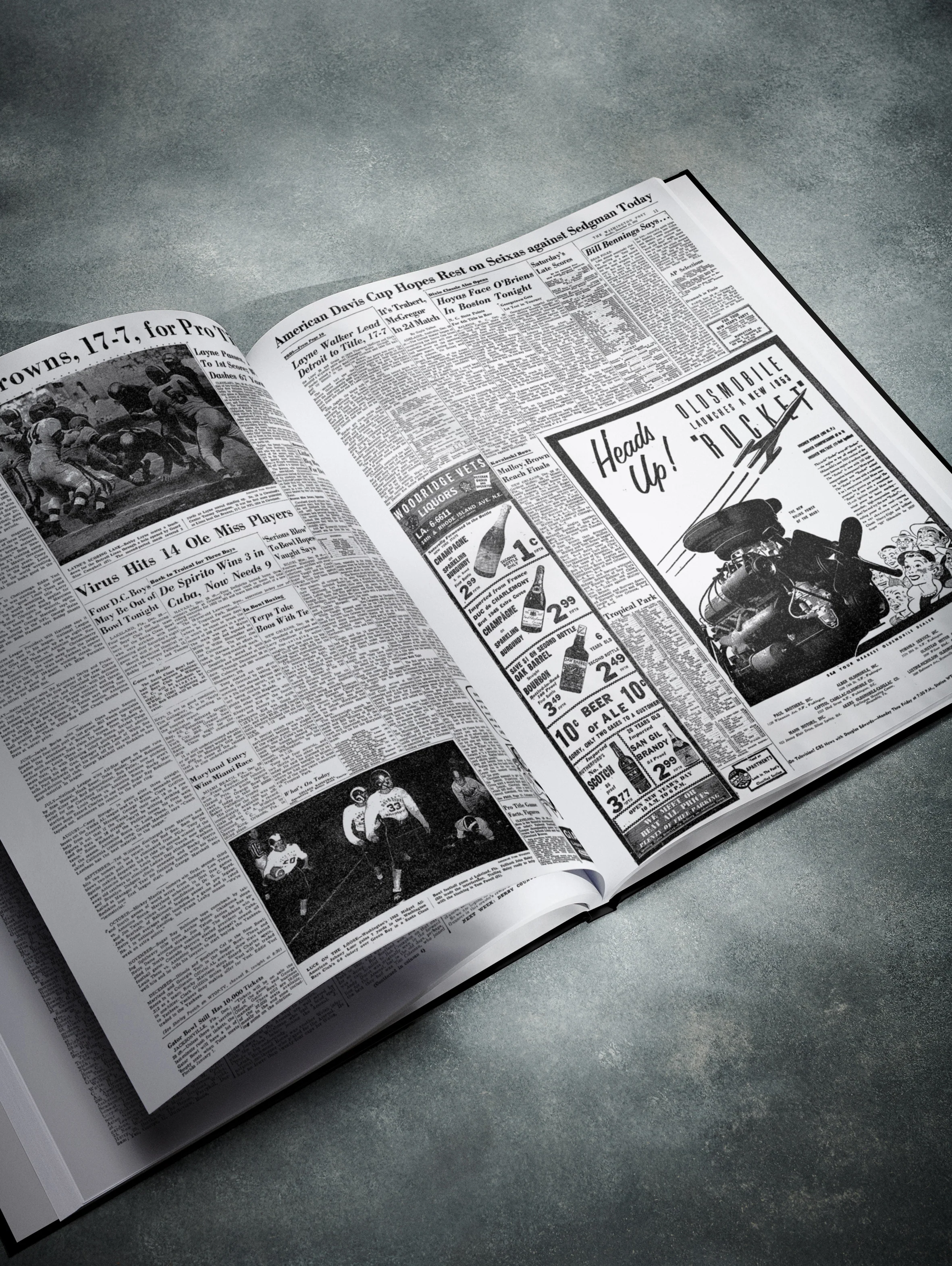 The Football History of Detroit Lions Washington Post Edition Book - Image 5