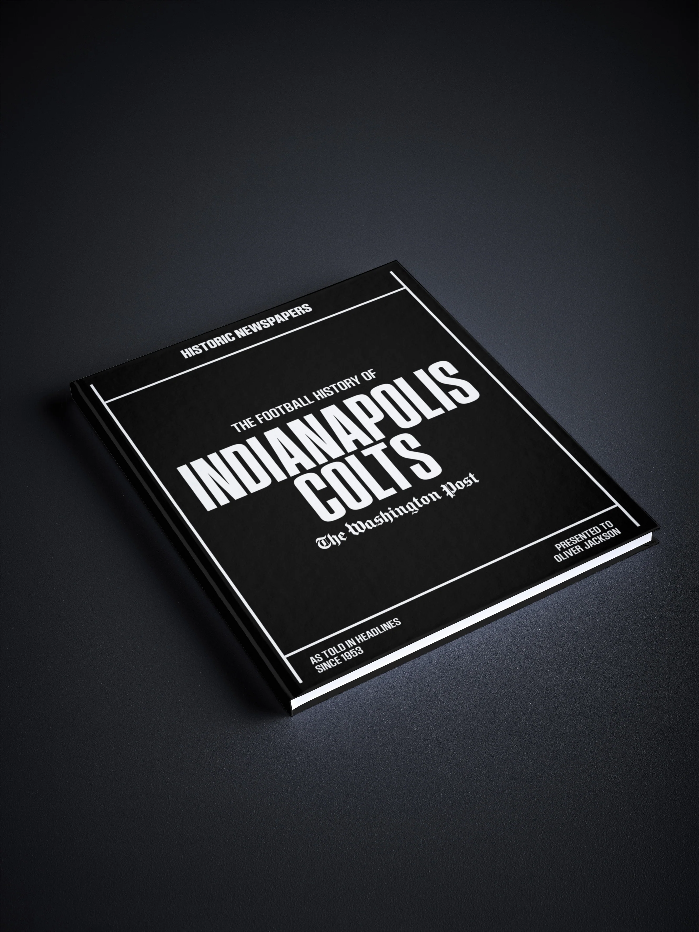 The Football History of Indianapolis Colts Washington Post Edition Book - Image 10