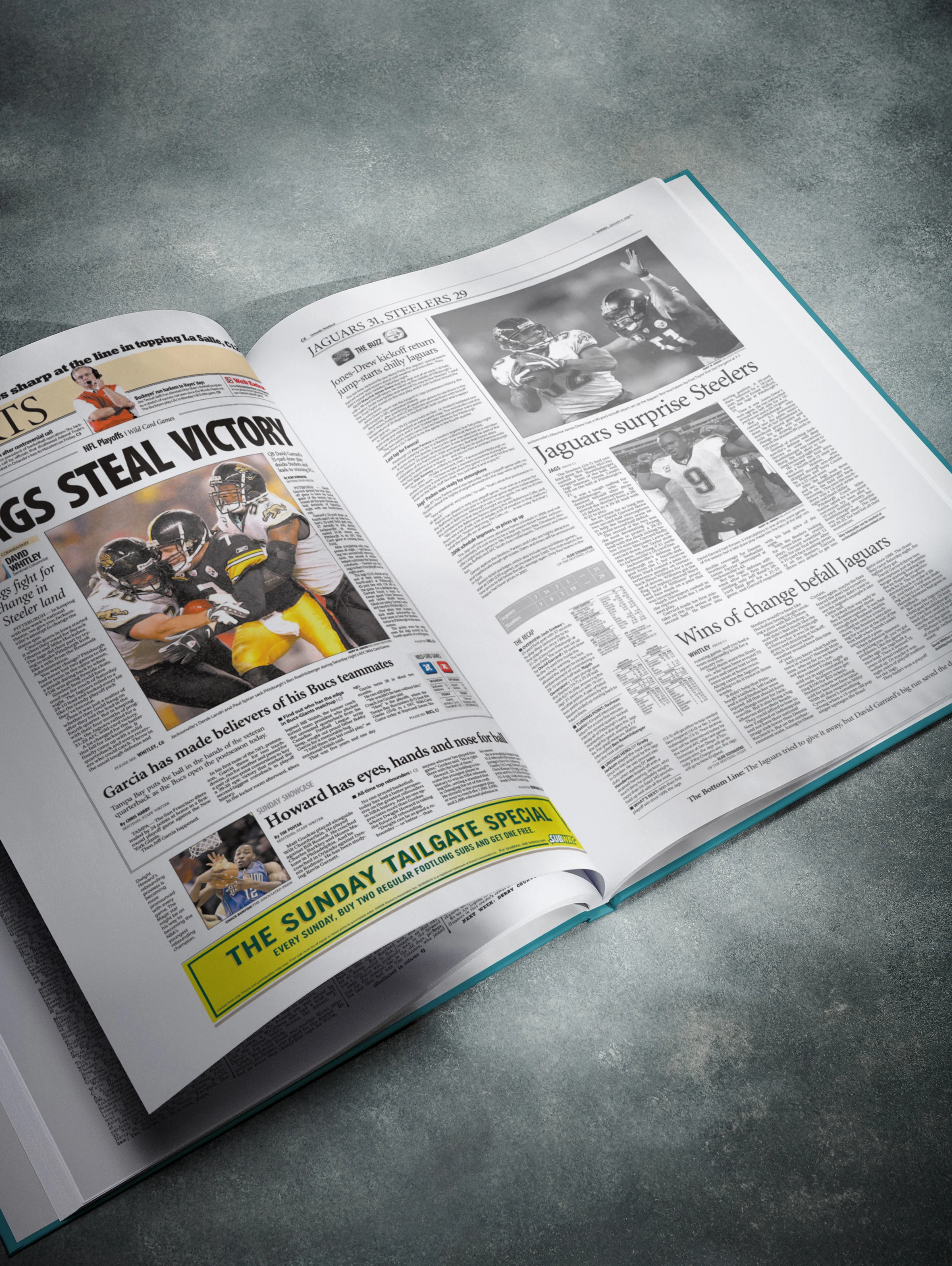The Football History of Jacksonville Jaguars Orlando Sentinel Edition Book - Image 9