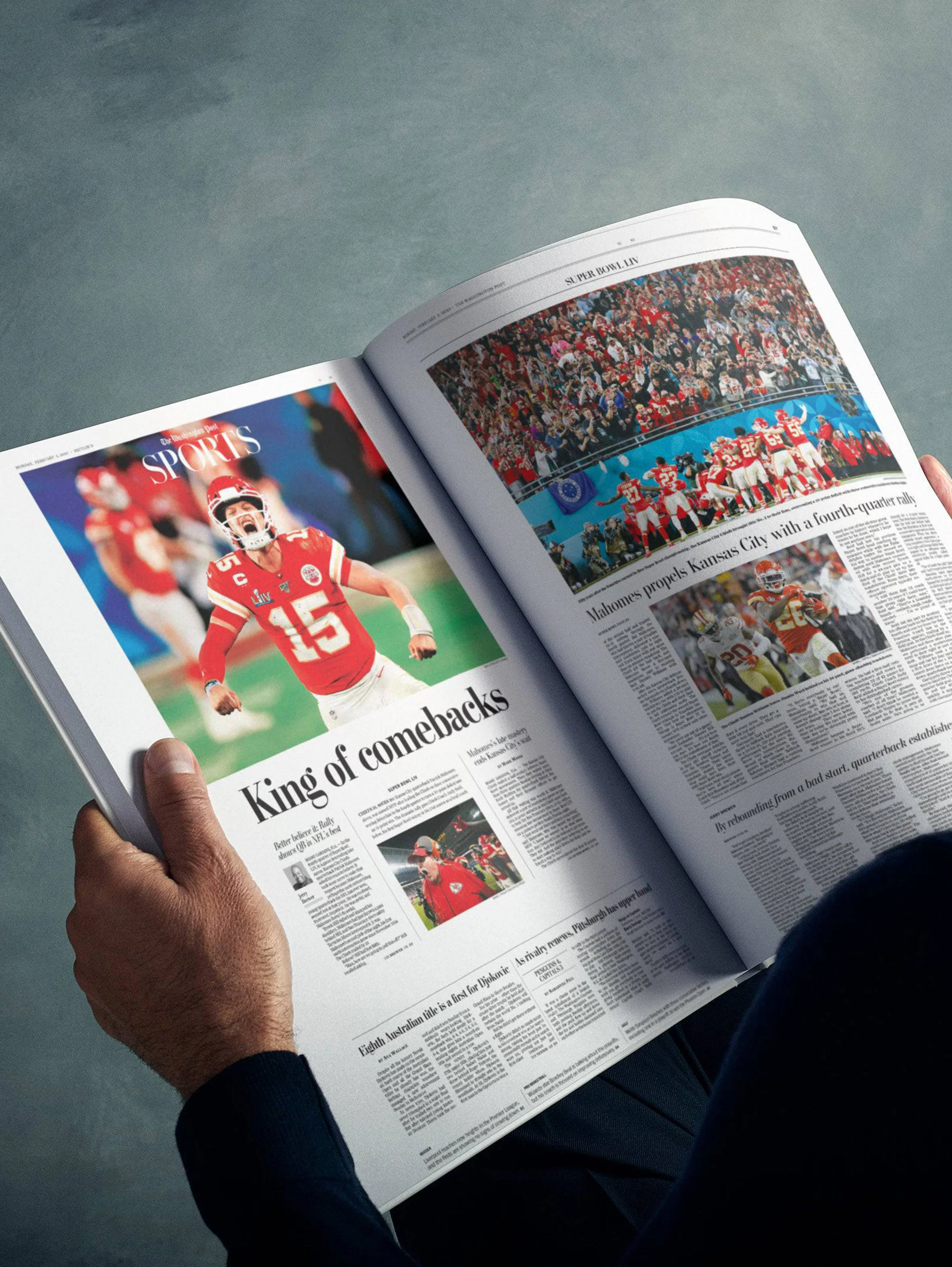 The Football History of Kansas City Chiefs Washington Post Edition Book - Image 5