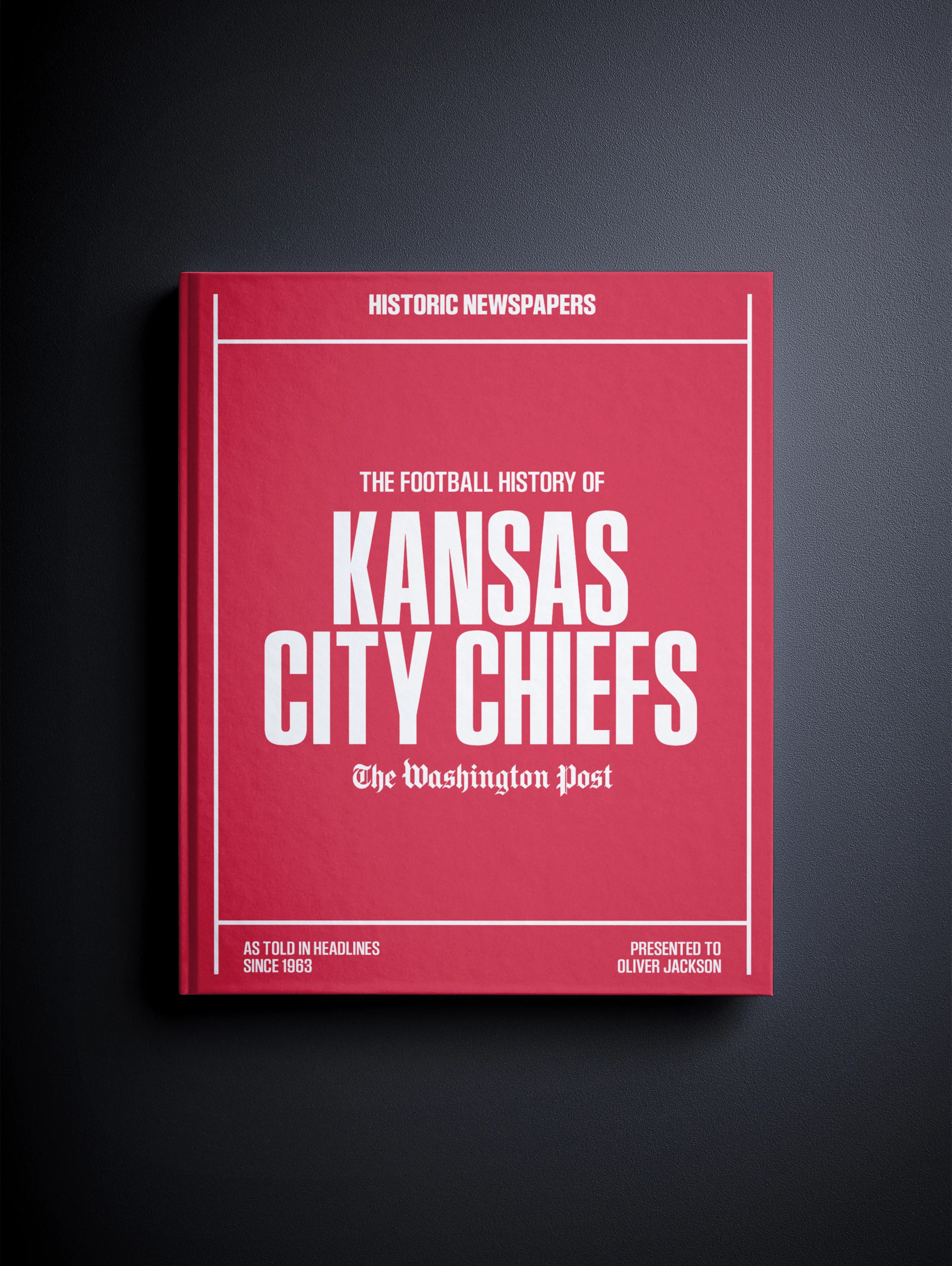 The Football History of Kansas City Chiefs Washington Post Edition Book - Image 8