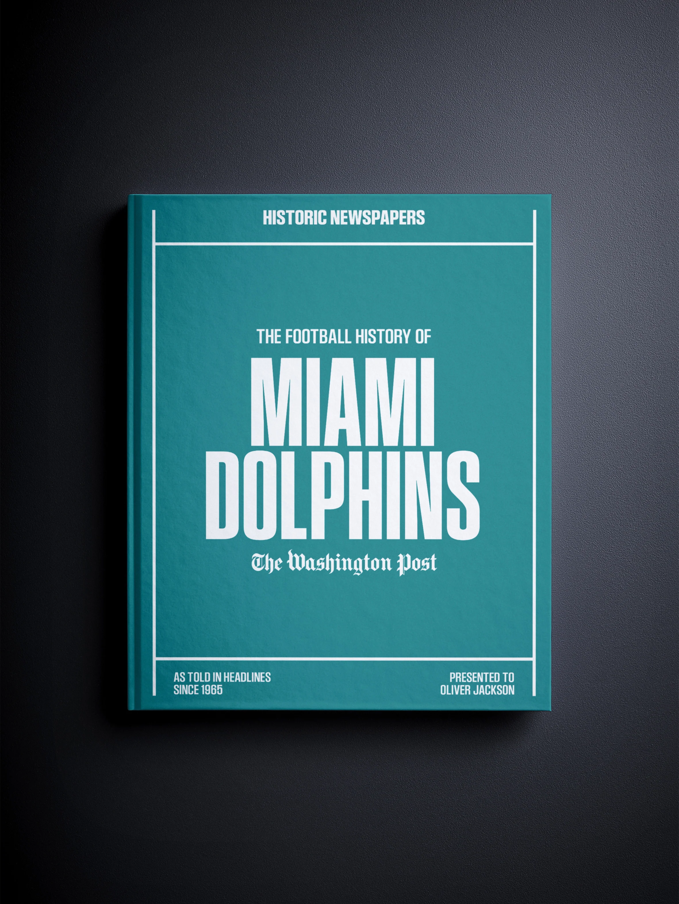 The Football History of Miami Dolphins Washington Post Edition Book - Image 3